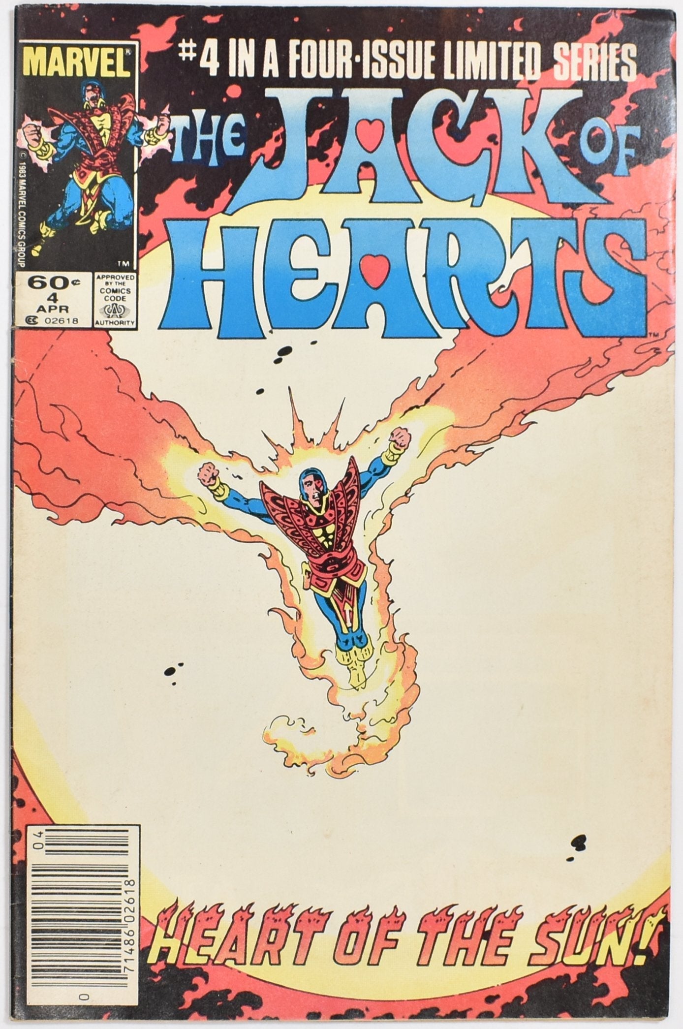 The Jack of Hearts 4 APR Comic Book Marvel