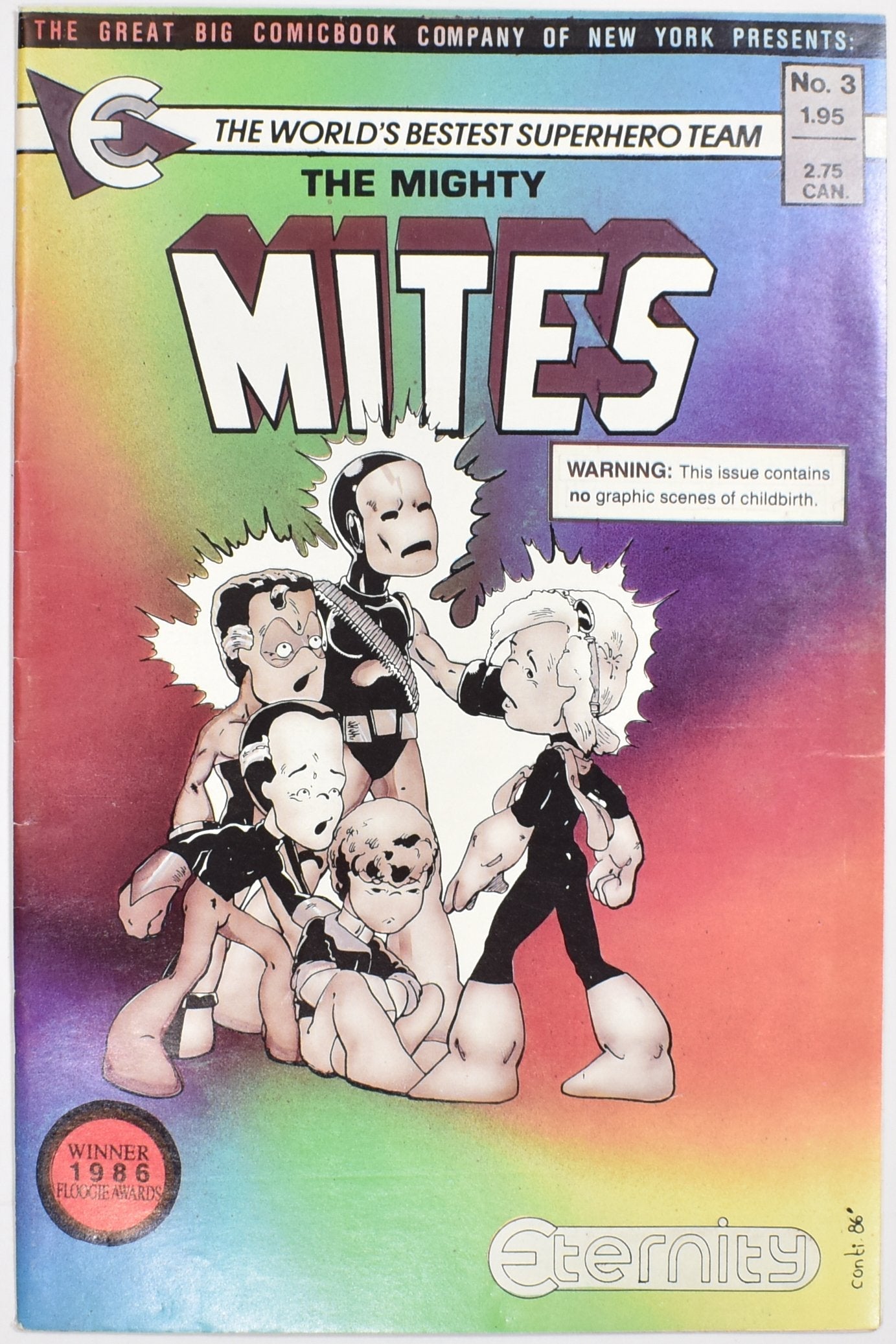 The mIghty Mites No 3 Comic Book Eternity 1986