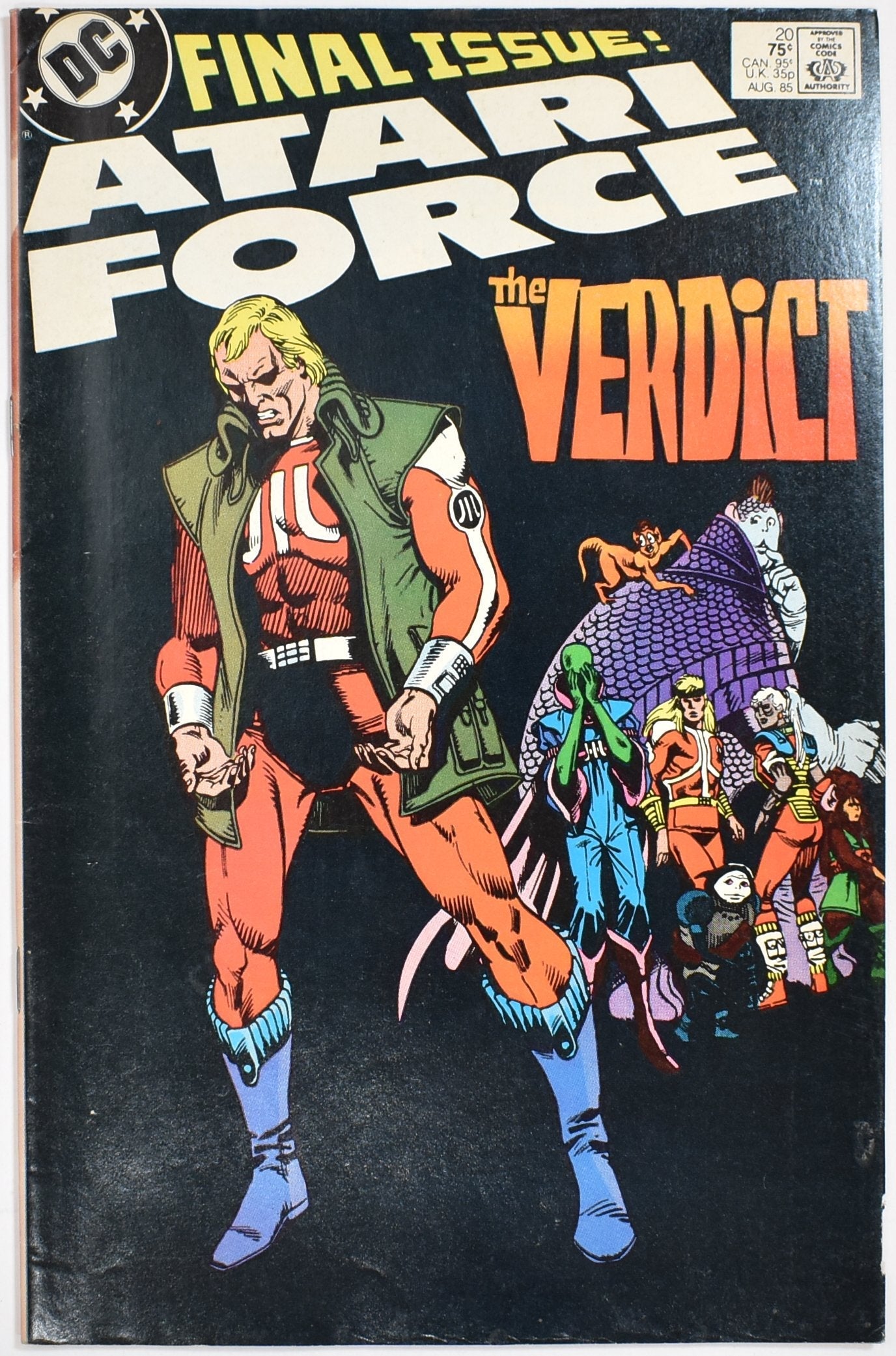 Atari Force Dc Comics Comic Book The Verdict 20 Final Issue