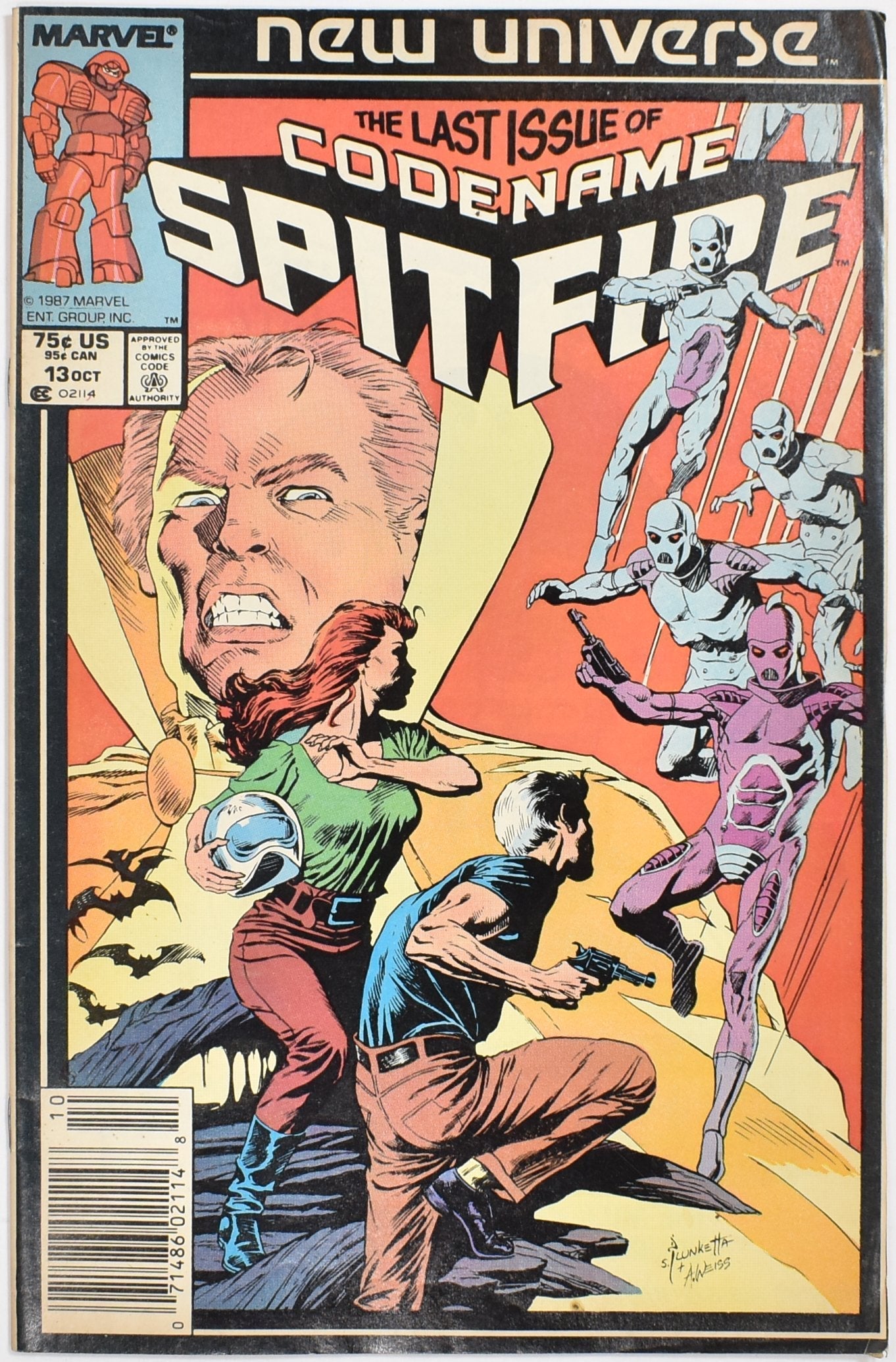 Code Name Spit Fire Marvel Comics Comic Book 13