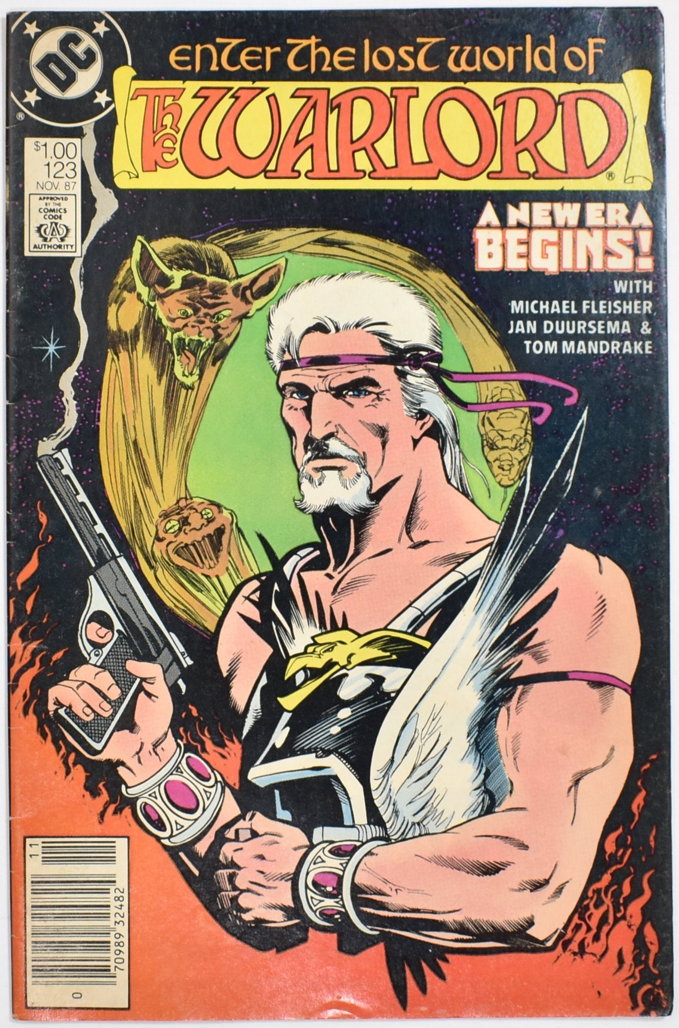 The Warlord 123 Dc Comics Comic Book