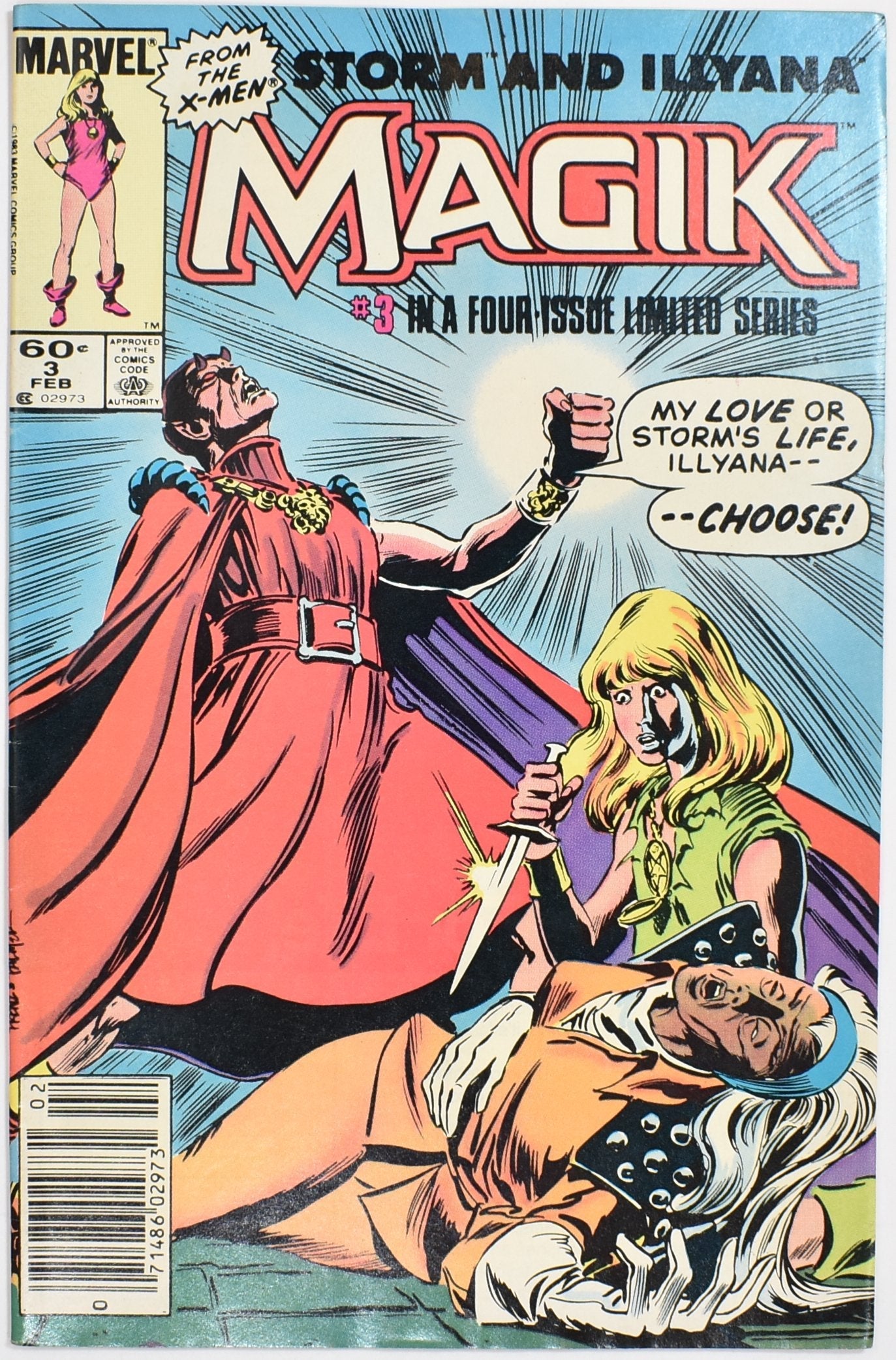 Magik Storm and Illyana Marvel 3 FEB Comic Book