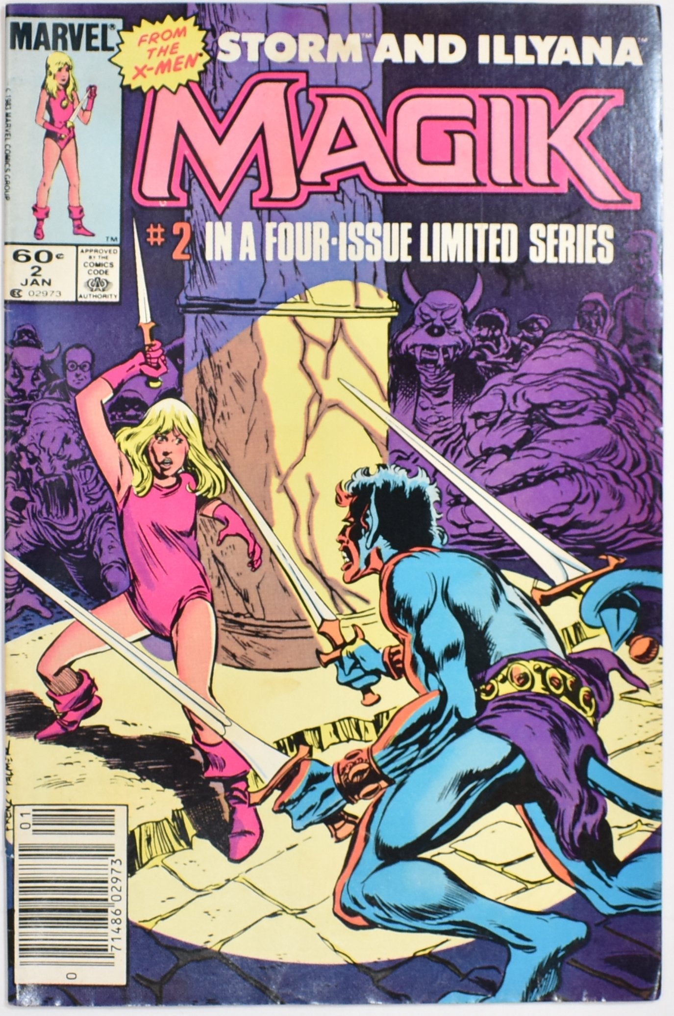 Magik 2 JAN Comic Book Marvel Storm and Illyana