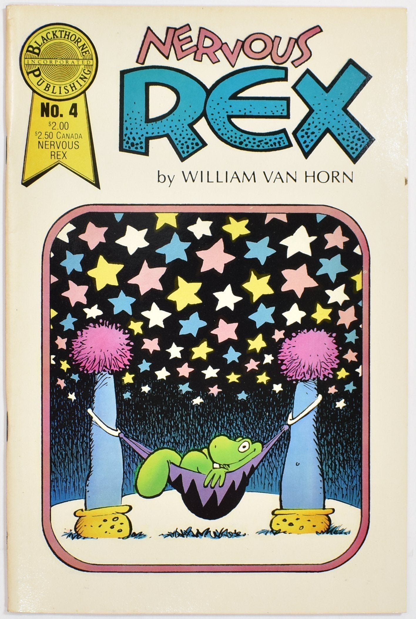 Nervous Rex No. 4 Black Throne Publishing Comic Book