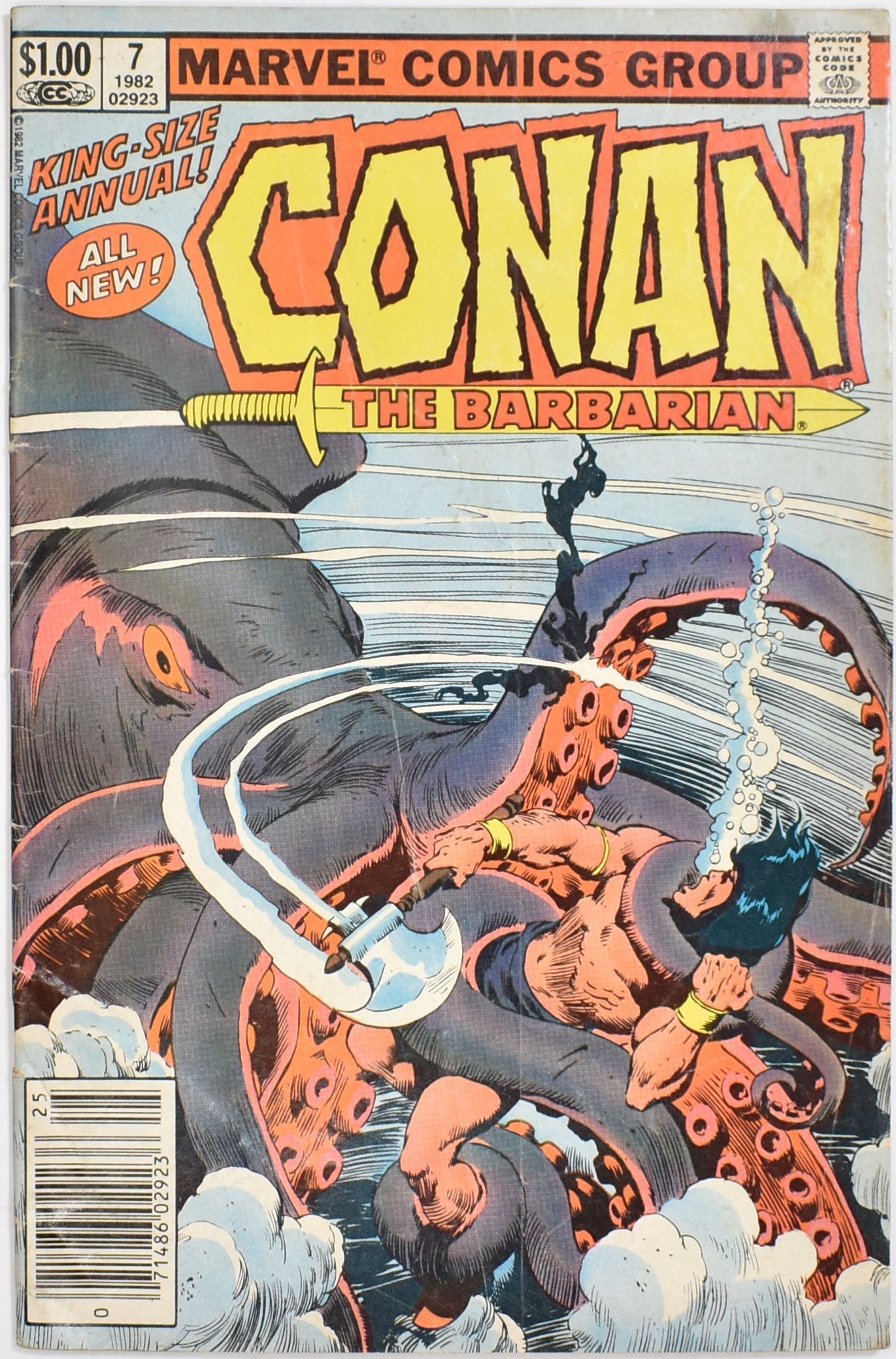 Conan The Barbarian 7 Comic Book 1982