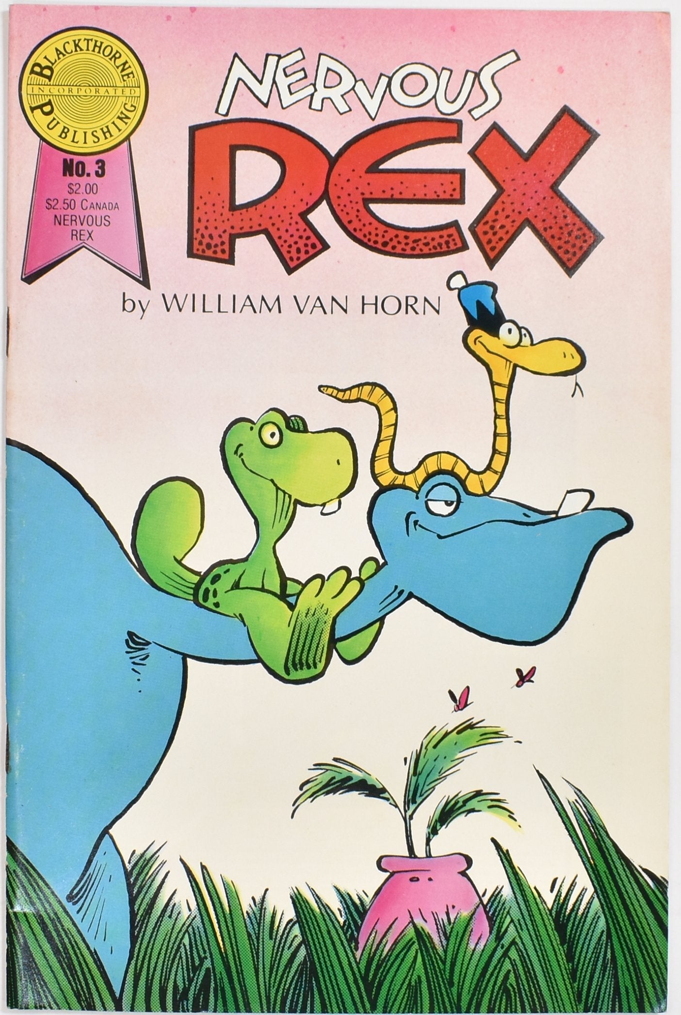 Nervous Rex no 3 Comic Book Black Thorne Publishing