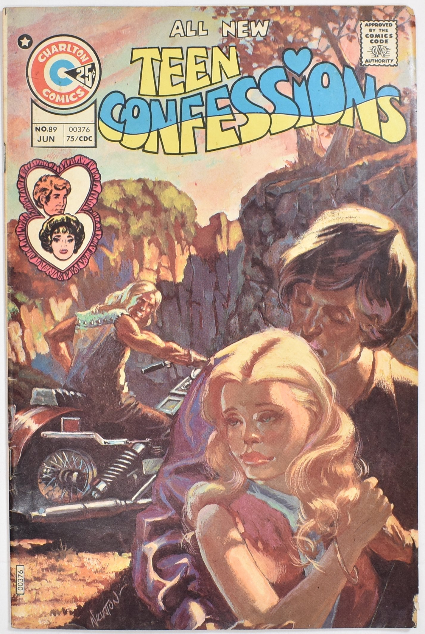 Teen Confessions no 89 Charlton Comics Comic Book