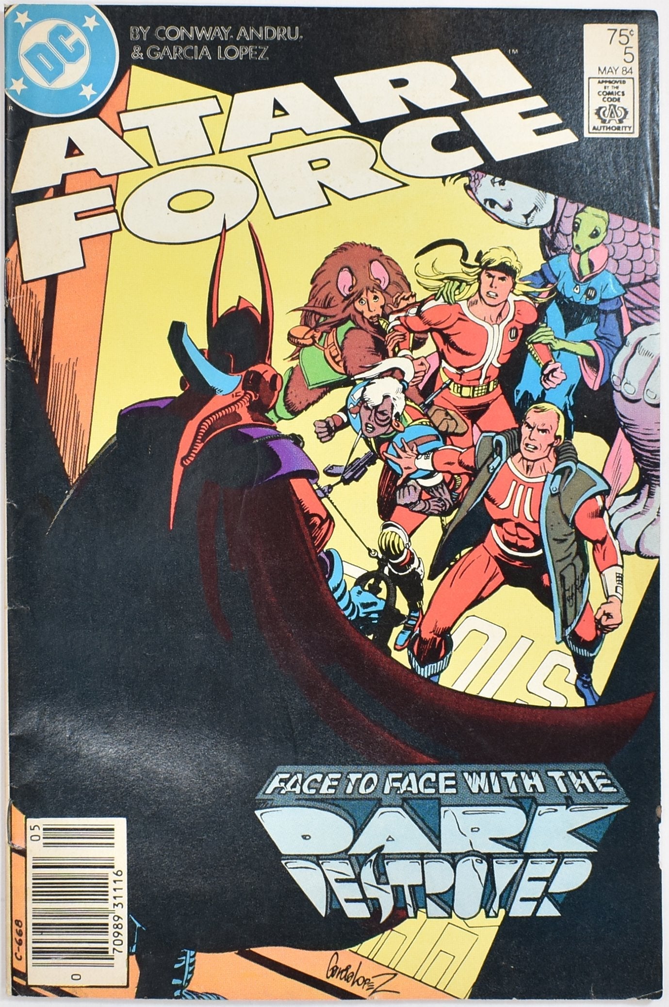 Atari Force 5 Comic Book Dc Comic Book