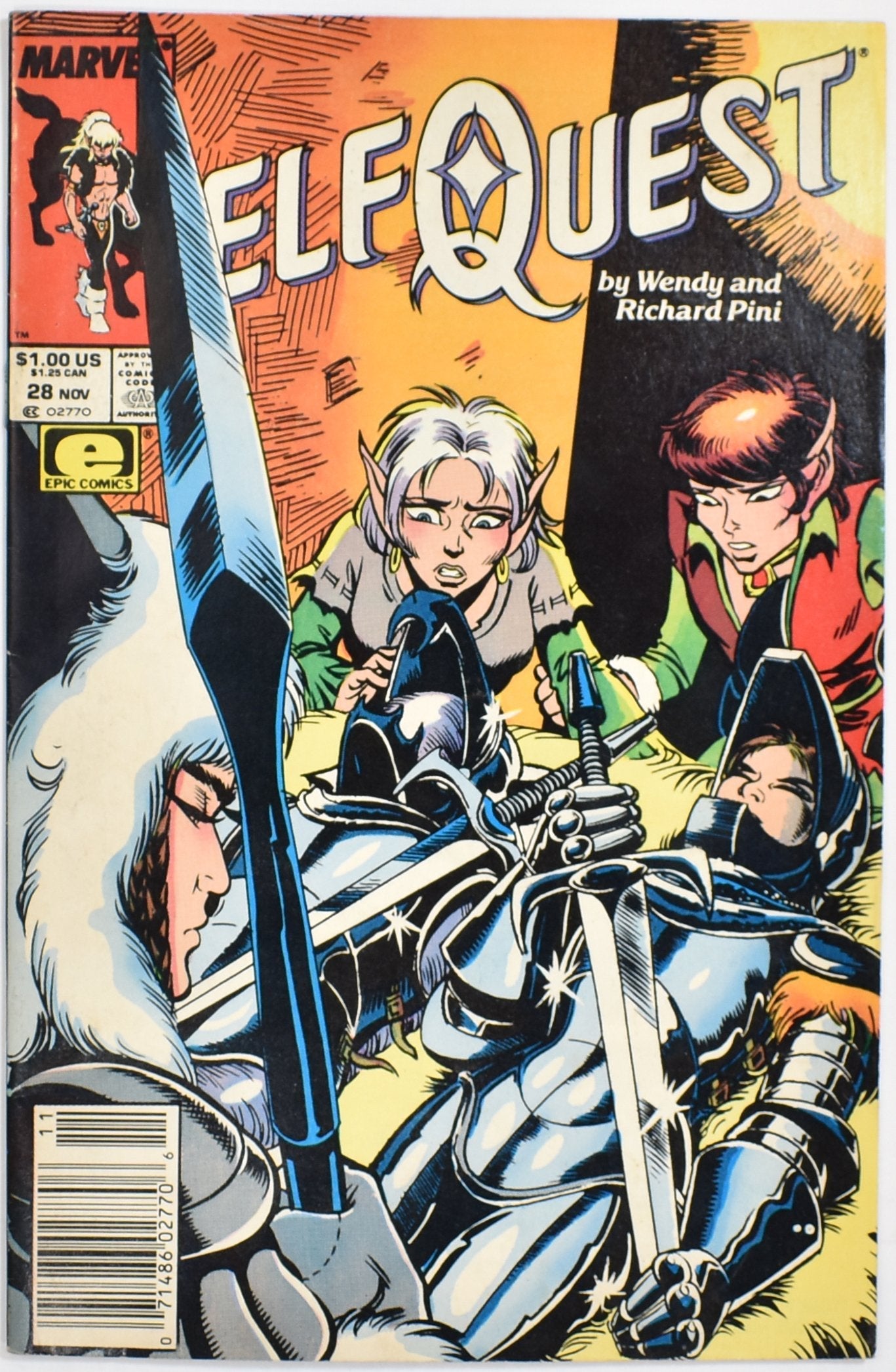 Elf quest Marvel Comics Comic Book 28 Nov