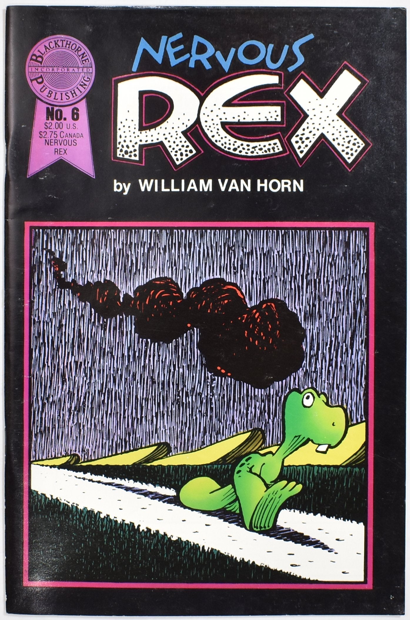 Nervous Rex no 6 Black thorne Publishing Comic Book
