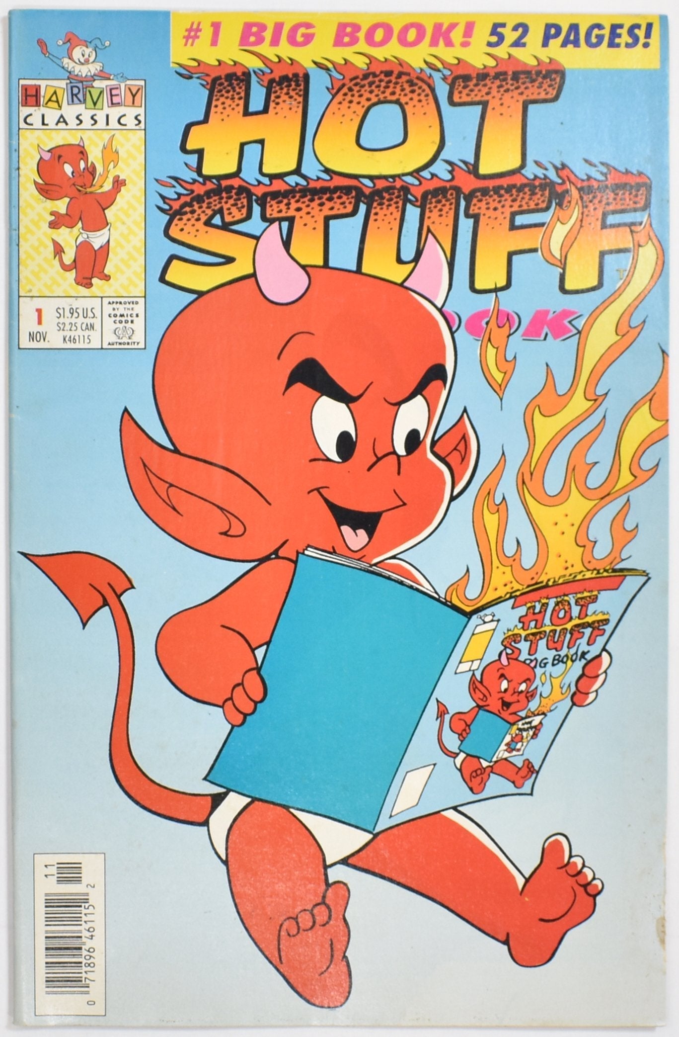 Hot Stuff Comic Book 1 Harvey Classics 1 Big Book 52 Pages