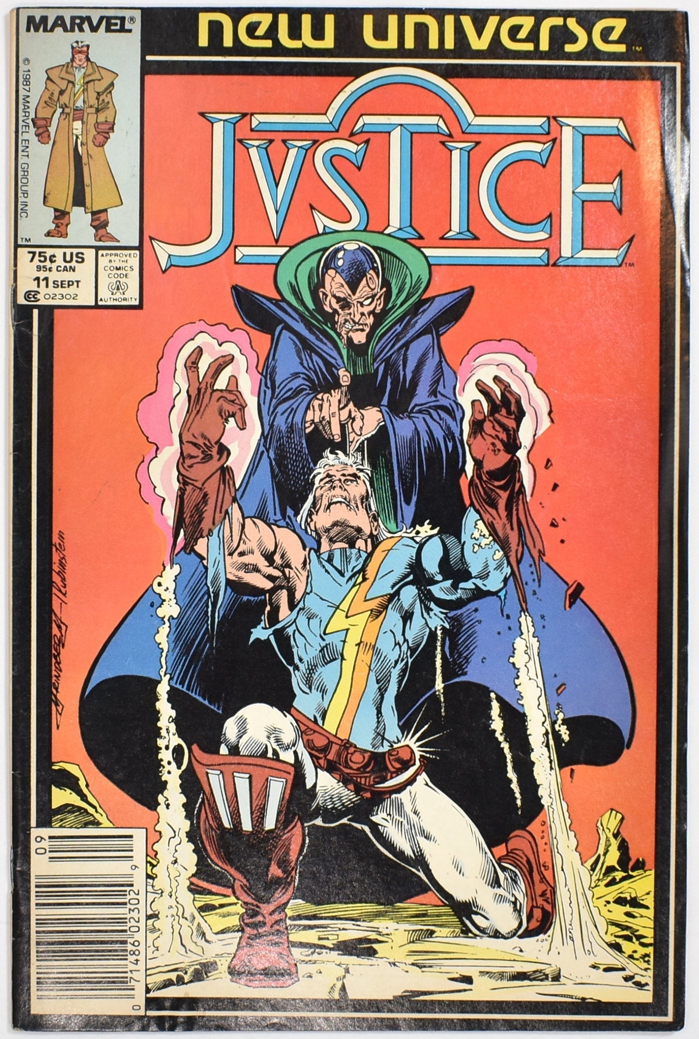 Justice Comic Book 11 Sept Marvel Comic Book