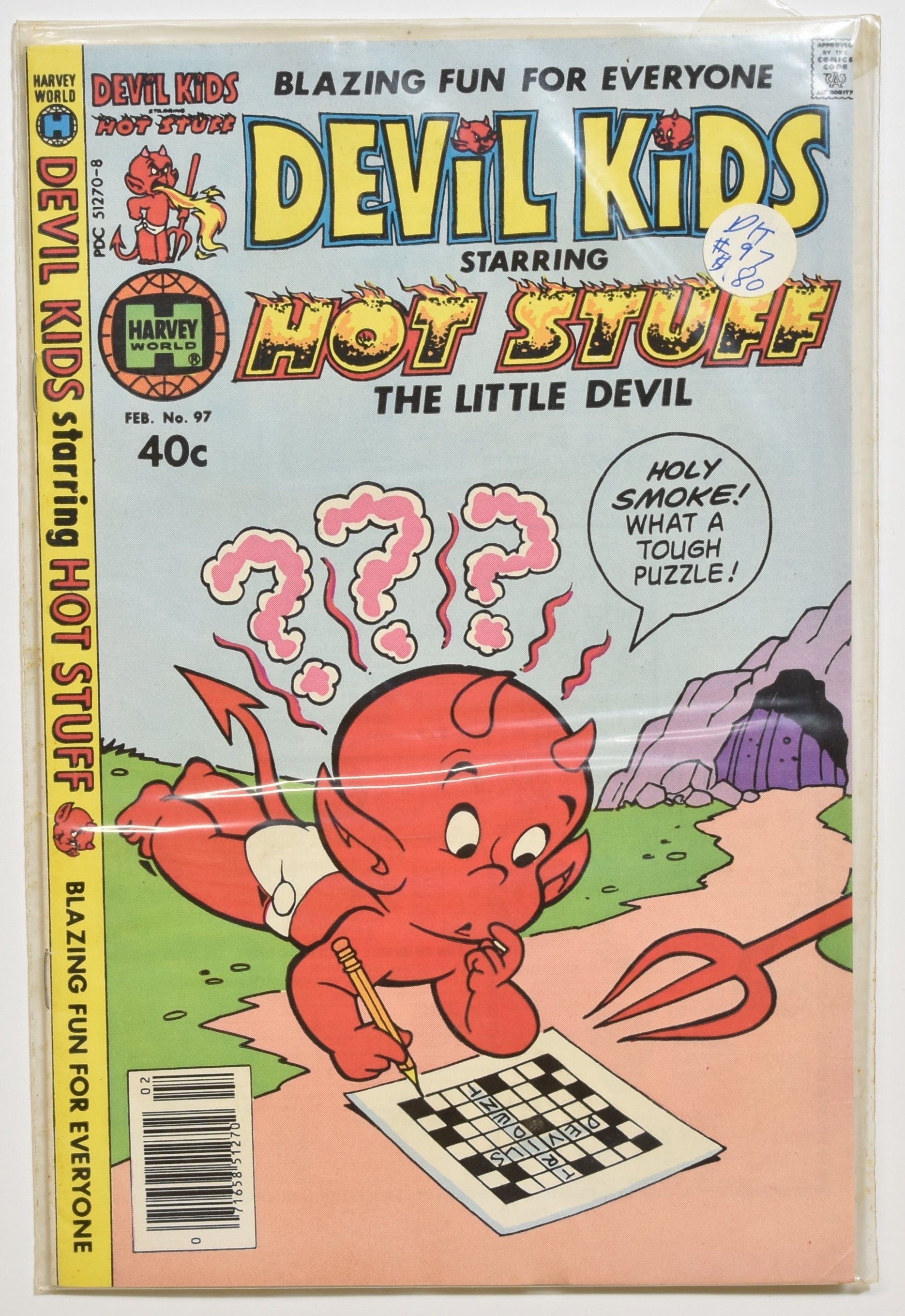 Devil Kids Staring Hot Stuff Comic Book No. 97 Harvey Comics