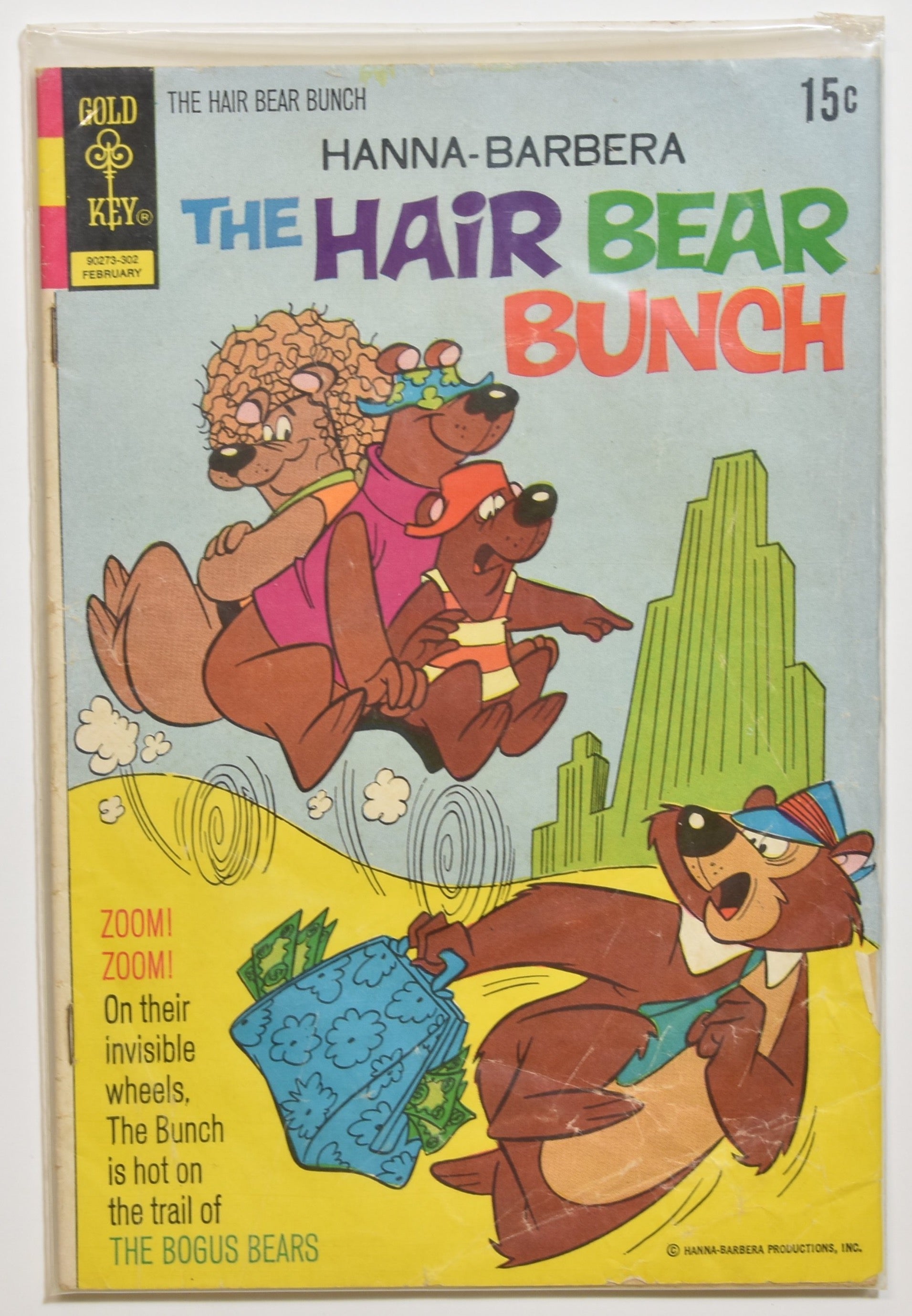 The Hair Bear Bunch Hanna Barbera Gold Key