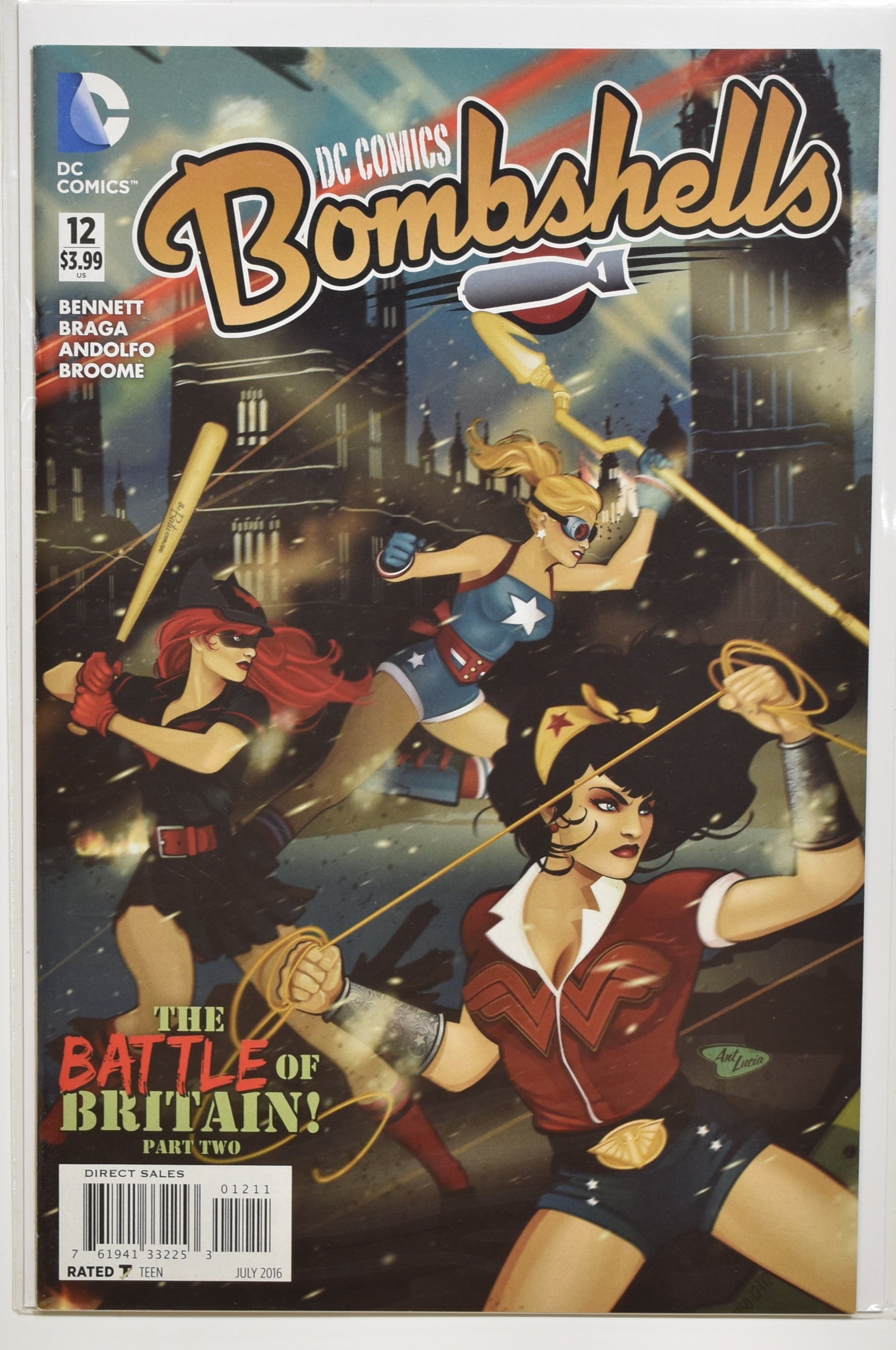 Bomb Shells Dc Comics 12 The Battle of Britain PART TWO
