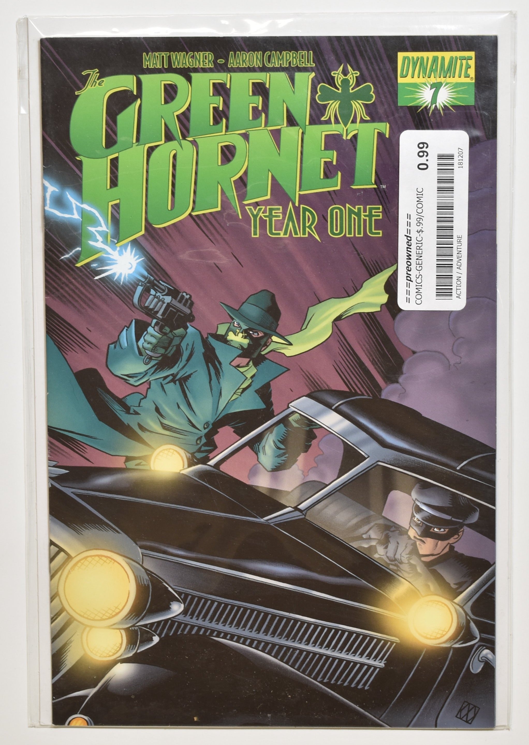 Green Hornet Year One Comic Book 7 Dynamite
