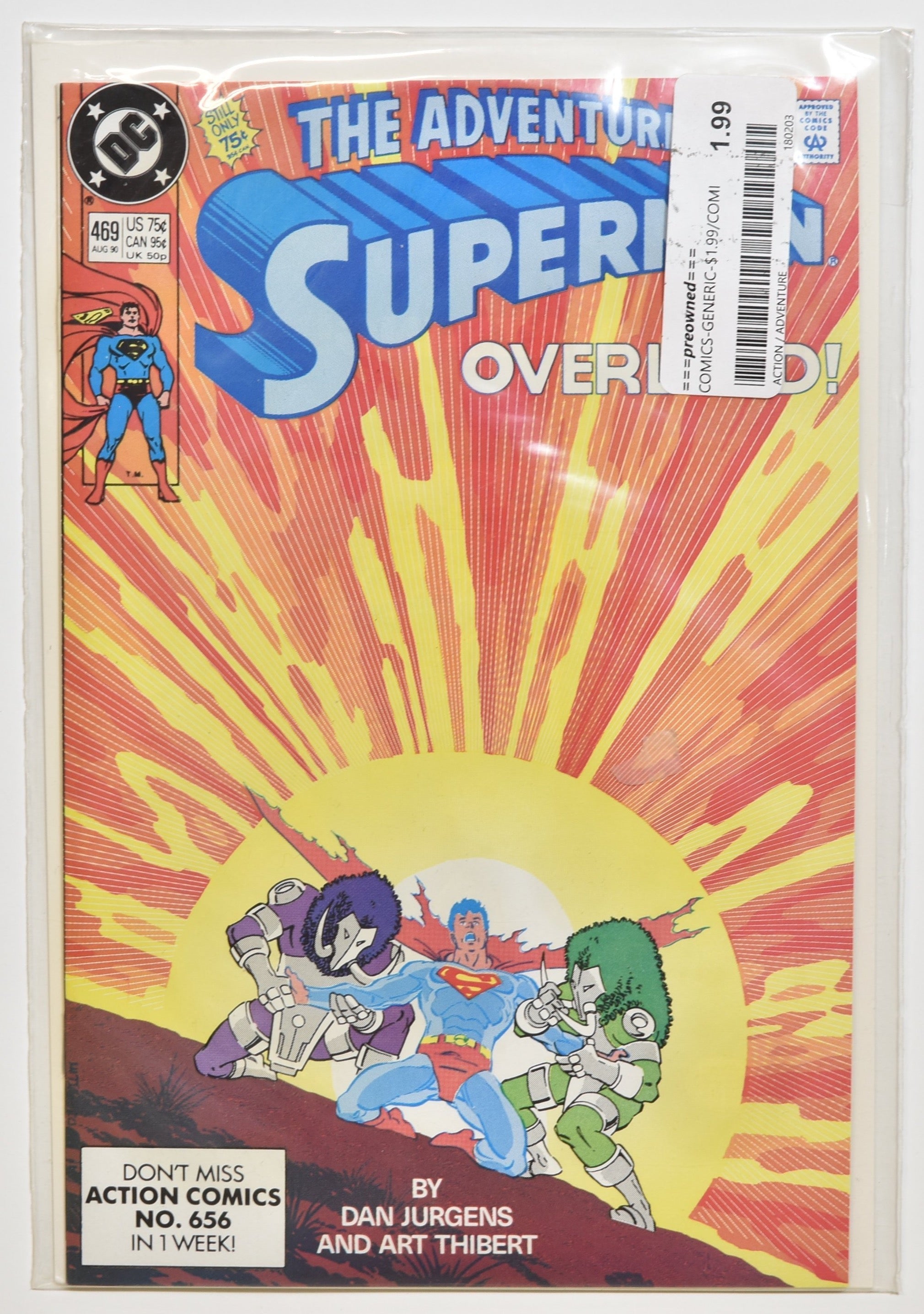 The Adventure Superman of Superman Overload 469 Comic Books