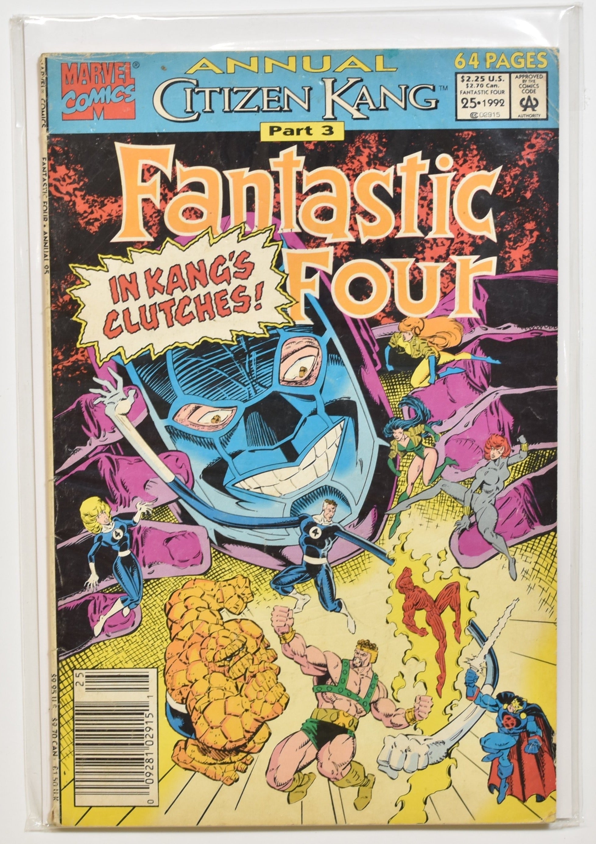 Fantastic Four Part 3 Comic Book Annual Citizen Kant Marvel Comics