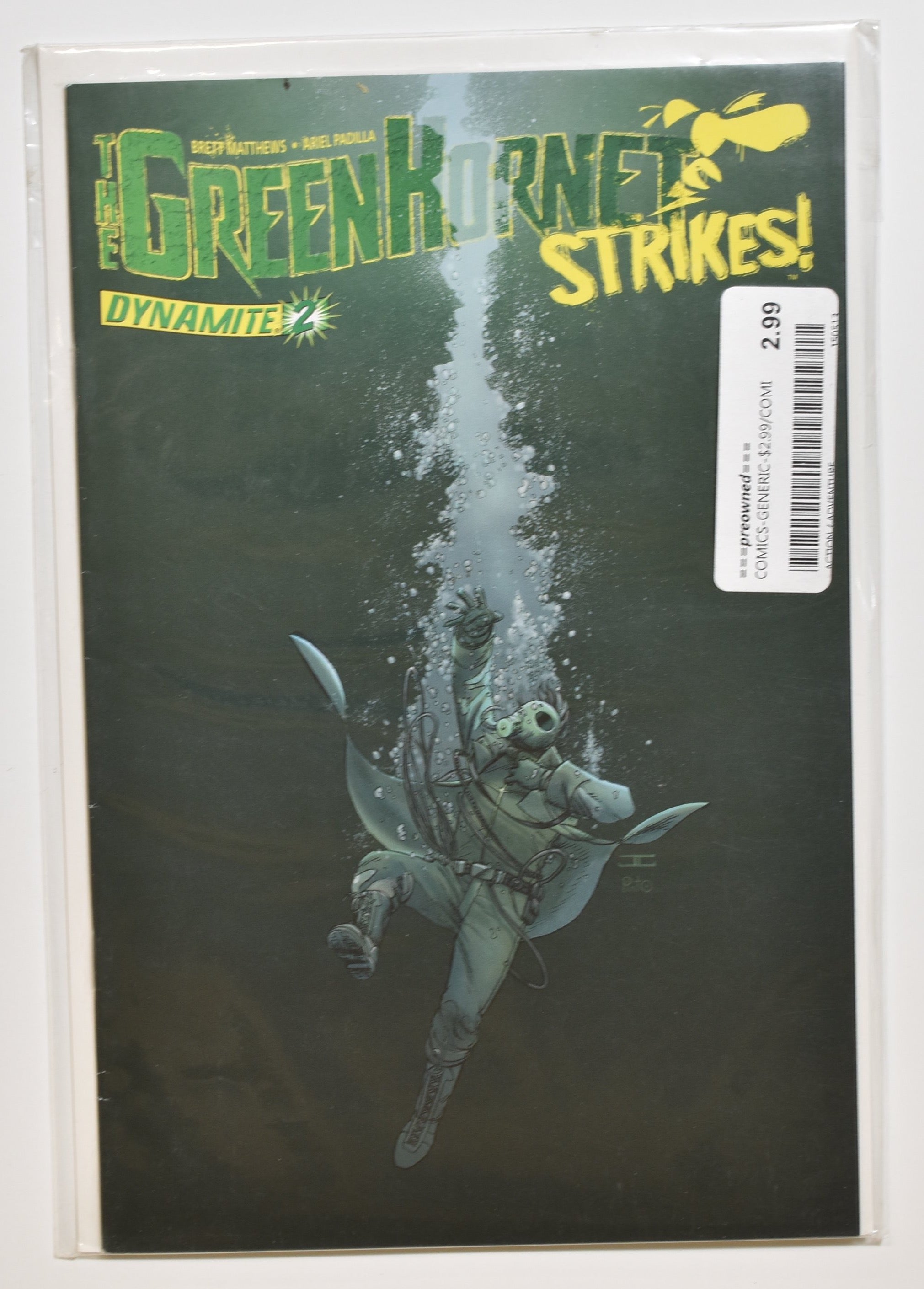 Green Hornet Strikes Comic Book Dynamite 2