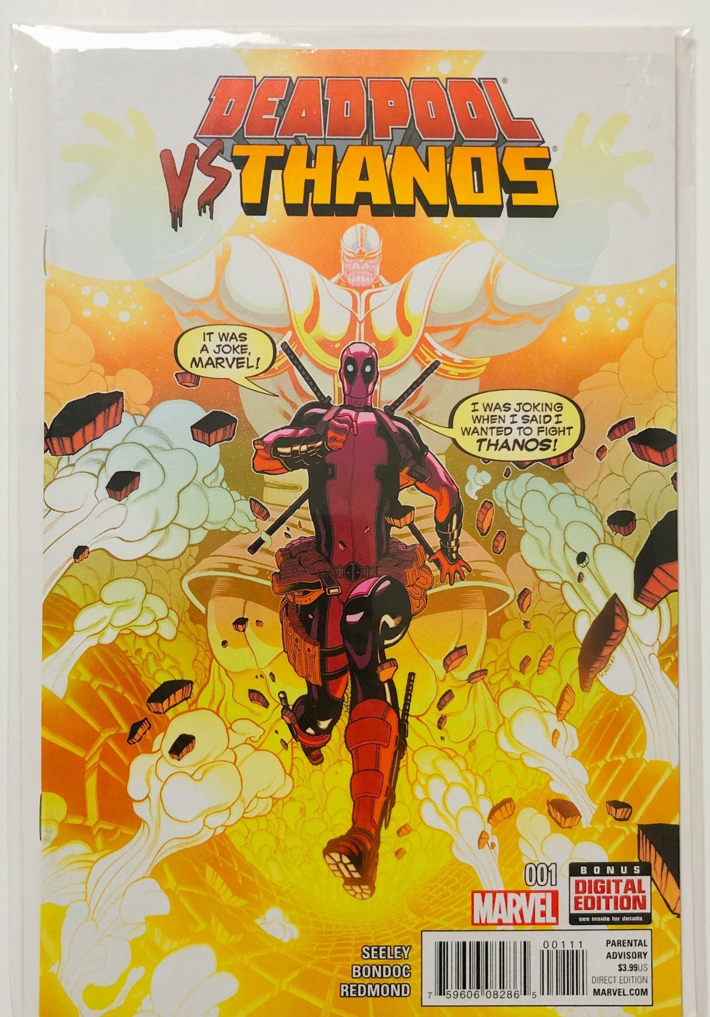 Deadpool Vs Thanos Comic Book 001 Marvel Comic Book Dead Pool