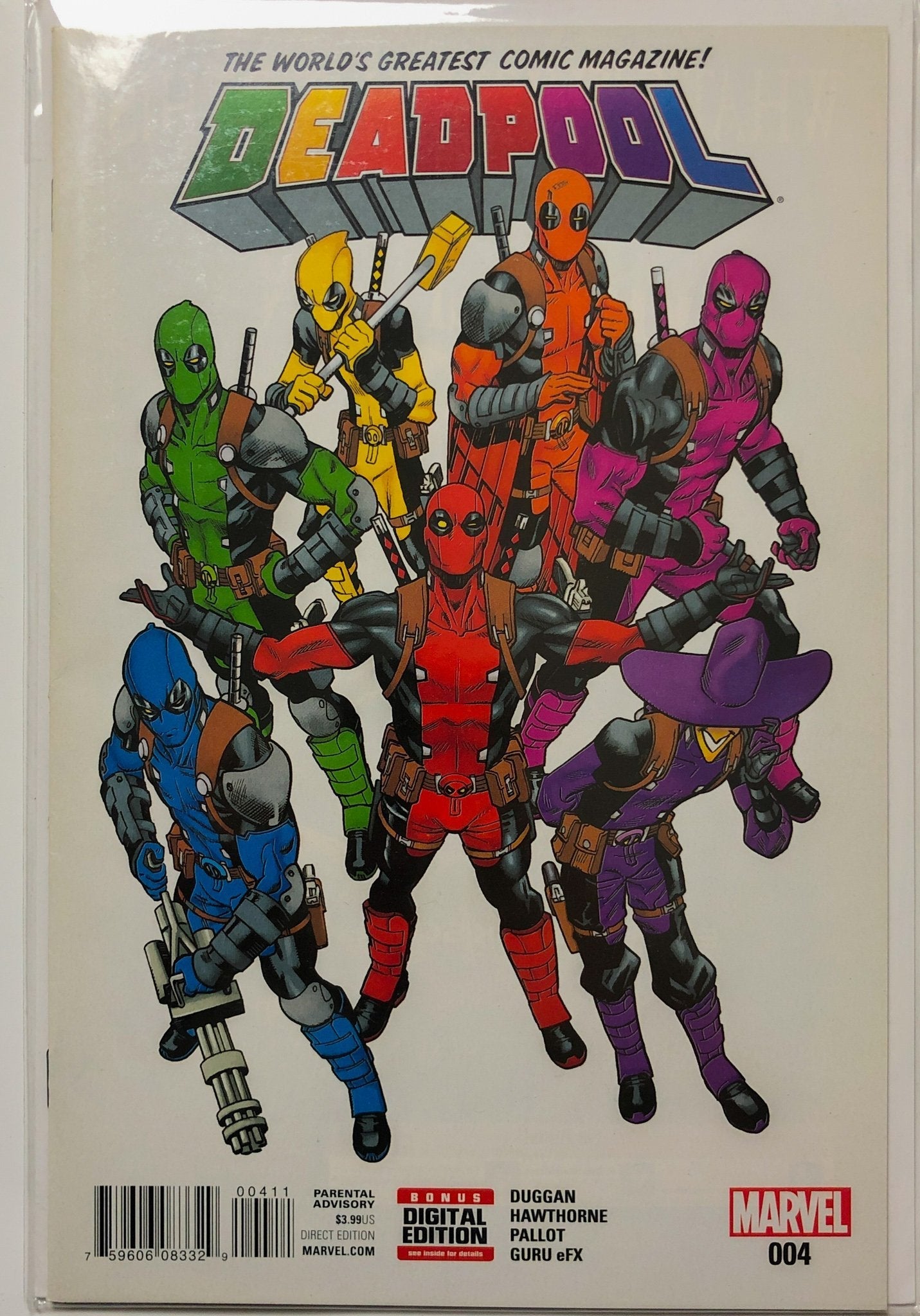 Deadpool 004 Marvel Multiple Colors Dead Pool