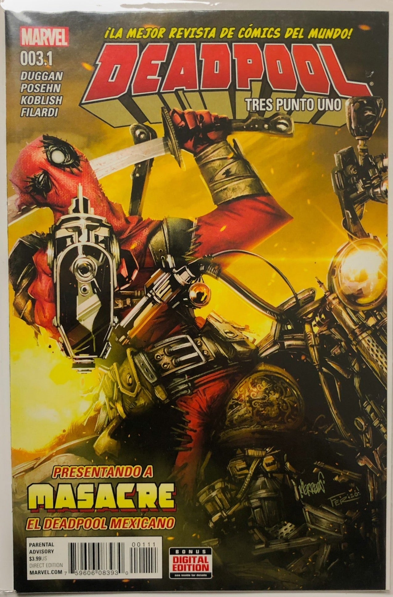 Deadpool 003.1 Tres Punto Uno El Dead Pool Mexicano