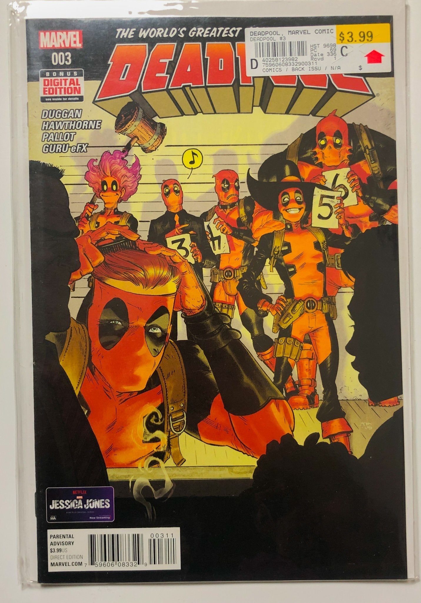 Deadpool 003 Comic Marvel Duggan Hawthorne Pallot Guru eFX