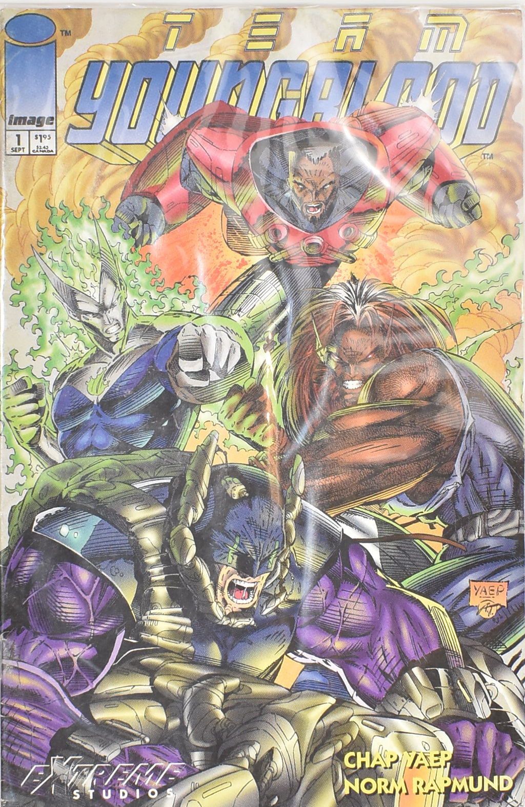 Team Young Blood 1 Image Comics Extreme Studios