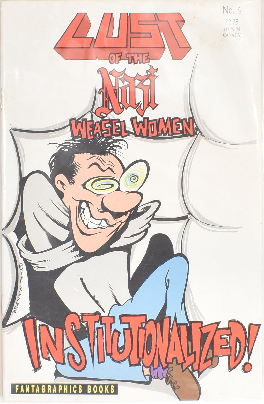 Lust of the Nazi Weasel Woman No. 4 Comic Book