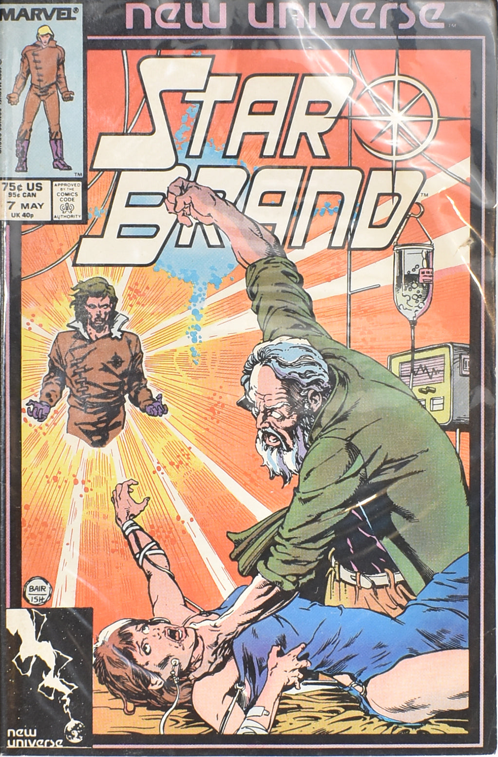 Star Brand New Universe Comic Book 7 Marvel