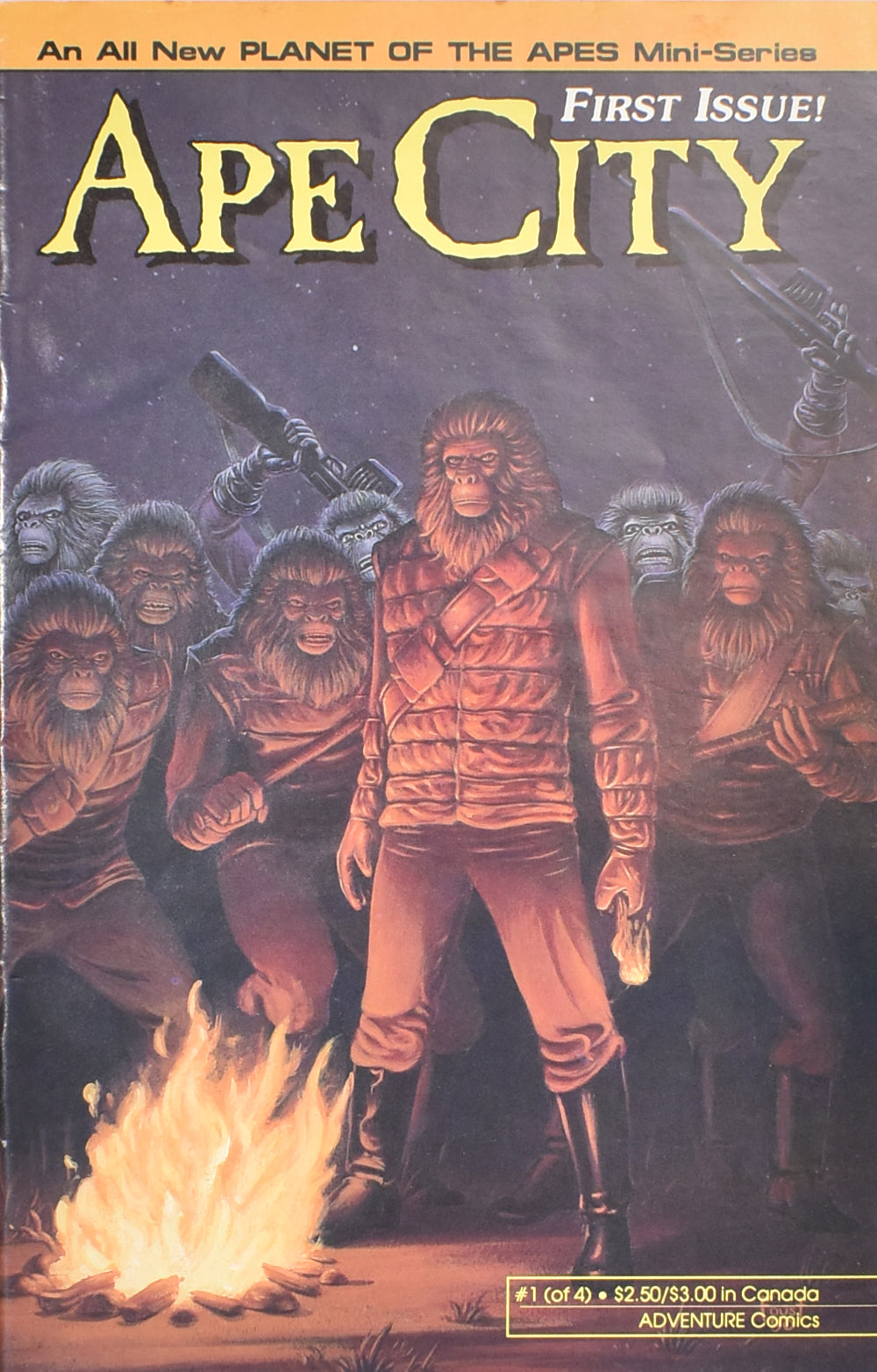 Ape City First Issue 1 of 4 Adventure Comics