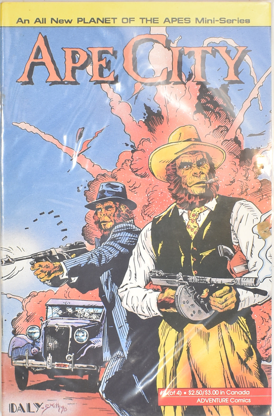 Ape City Mini Series Comic Book 2 of 4 Adventure Comics