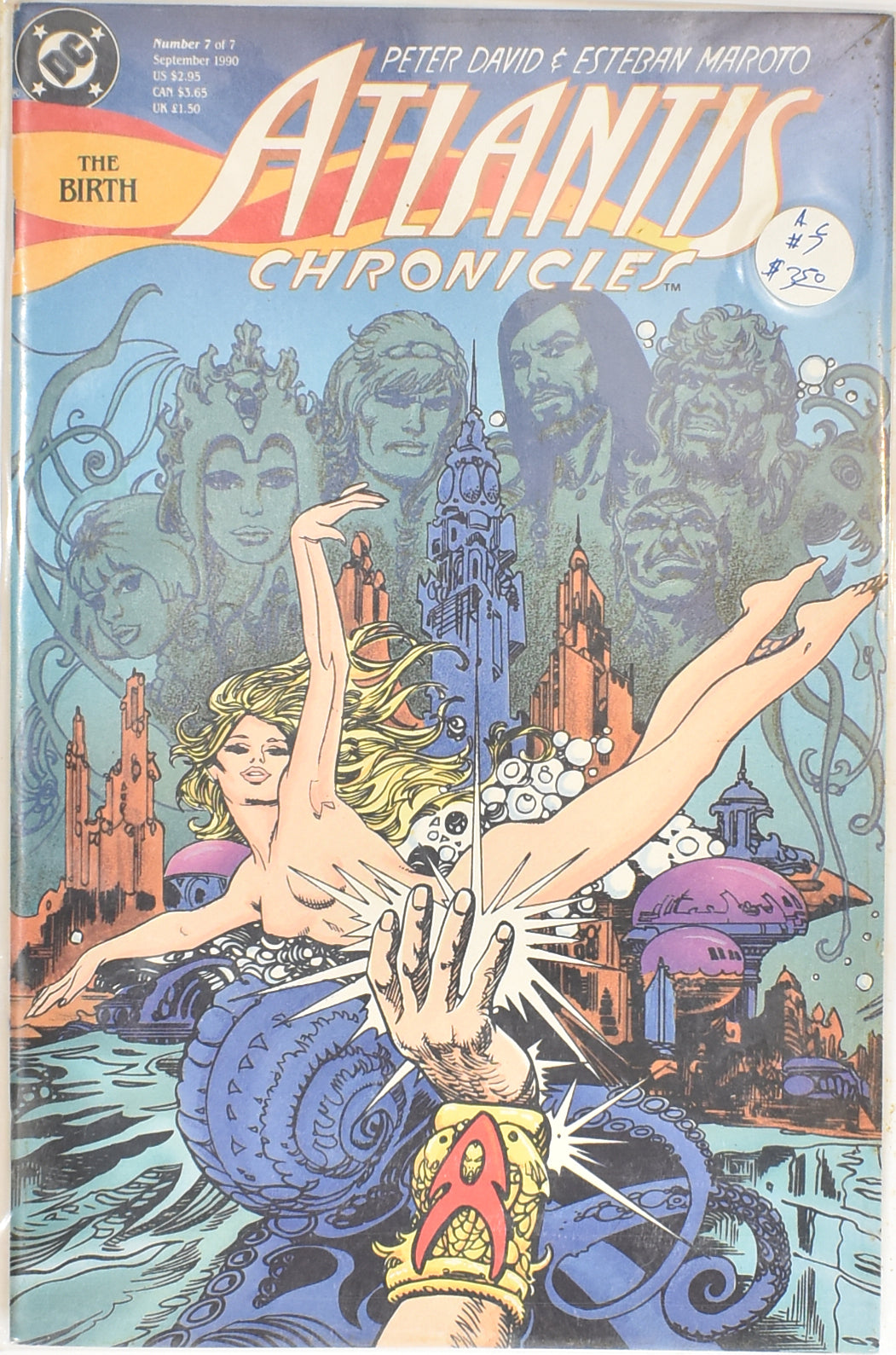 Atlantis Chronicles The Birth 7 of 7 Dc Comics