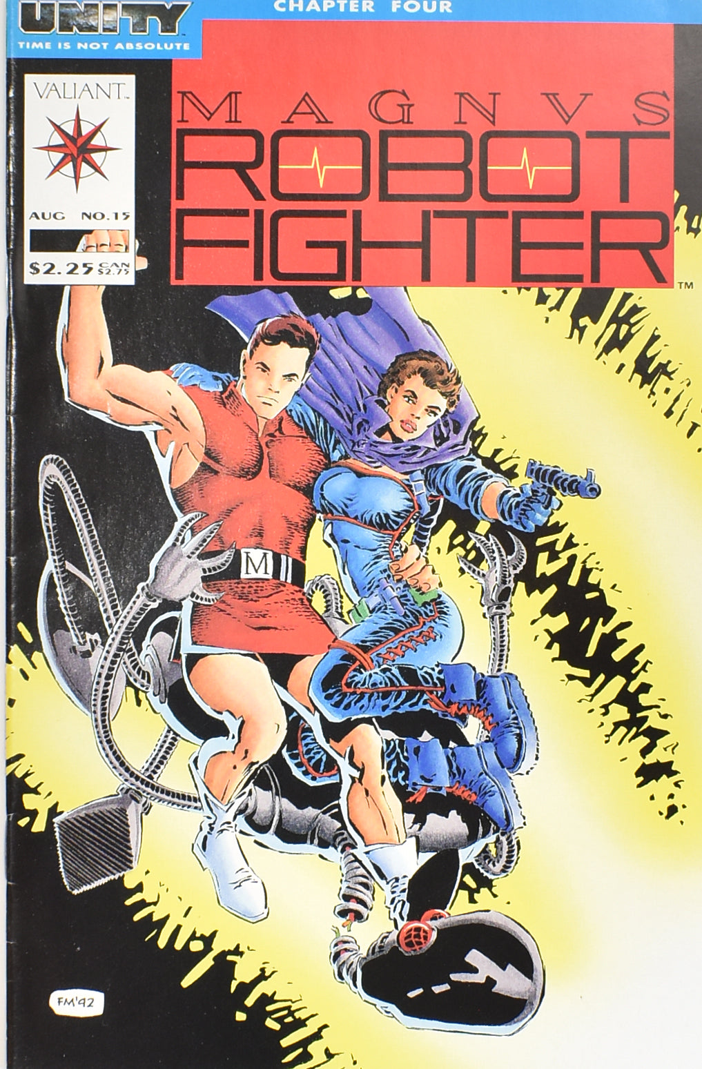 Robot Fighter Magn vs Valiant Aug No. 15 Comic Book