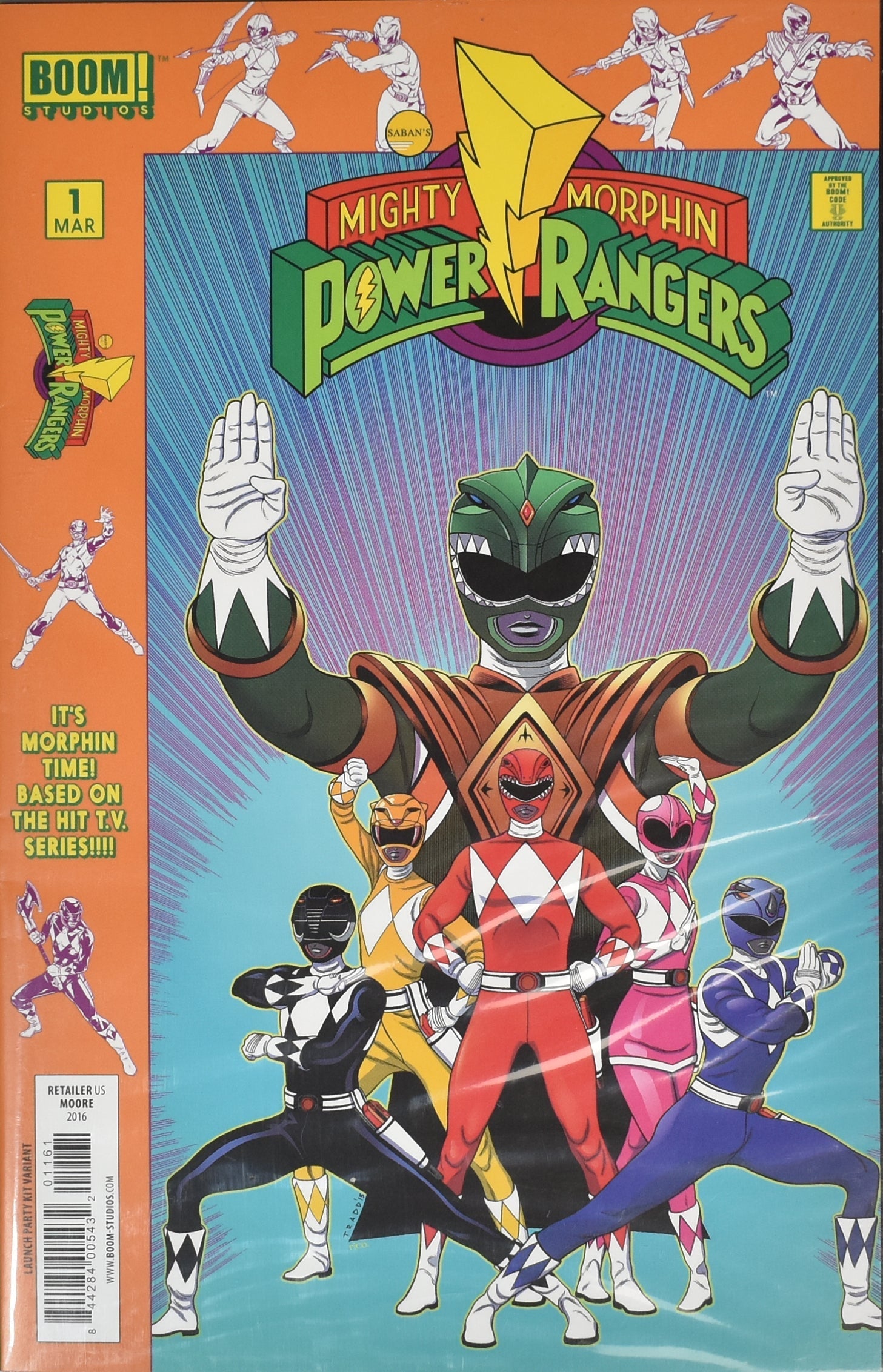 Mighty Morphin Power Rangers 1 Boom Studios Comic MAR 2016