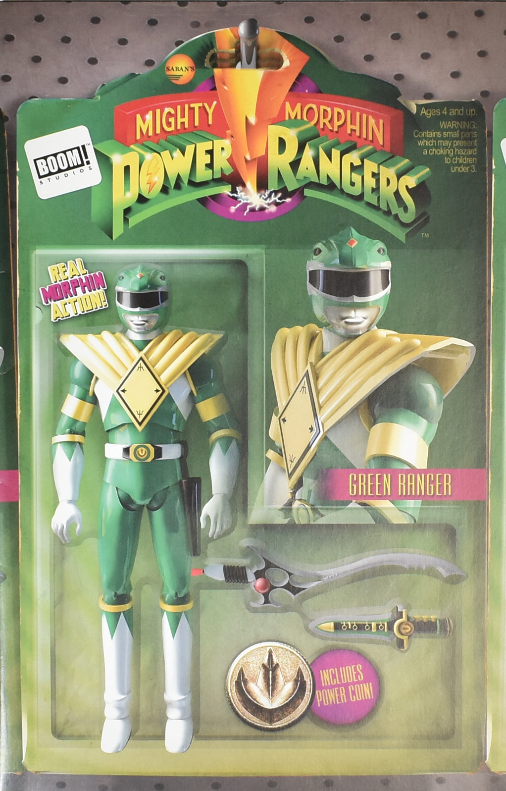 Mighty Morphin Power Rangers Green Rangers Green Ranger Action Figure Cover