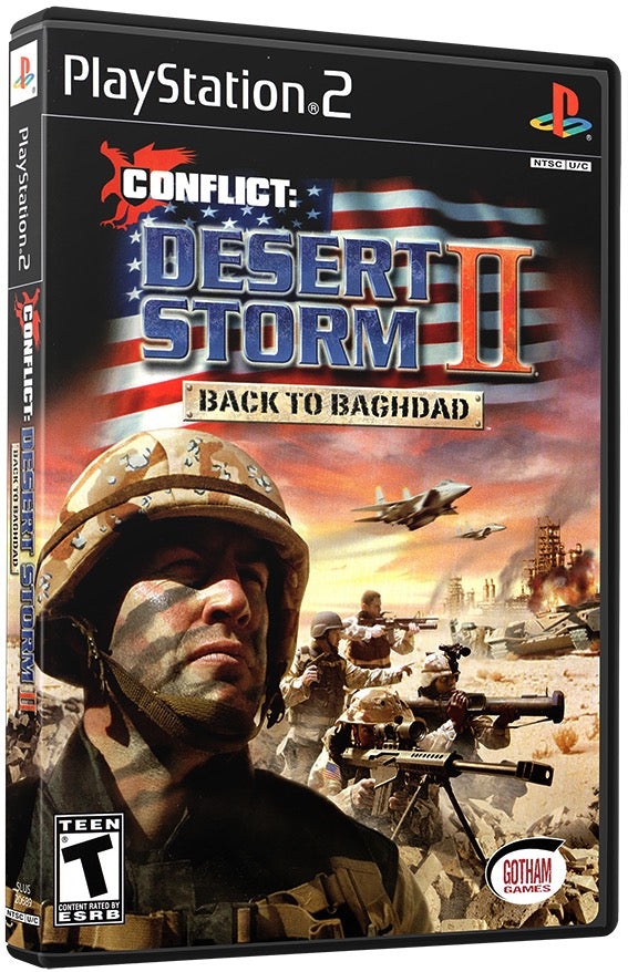 Conflict - Desert Storm II - Back to Baghdad PS2 Sony Playstation 2 Used Video Game PS2