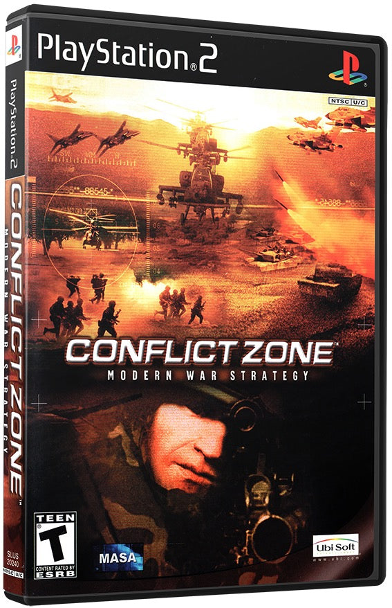 Conflict Zone - Modern War Strategy PS2 Sony Playstation 2 Used Video Game PS2