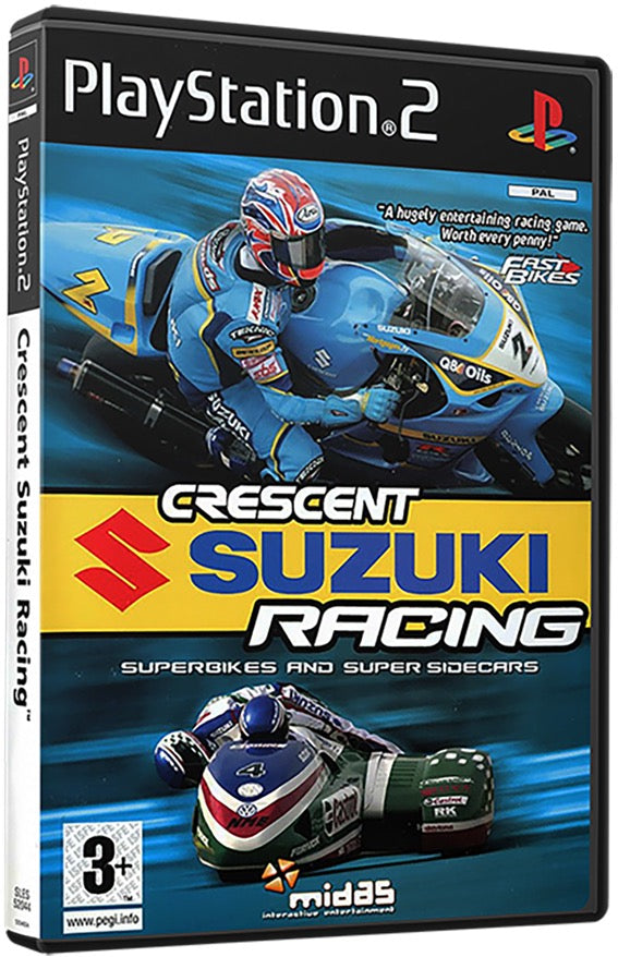 Crescent Suzuki Racing - Superbikes and Super Sidecars PS2 Sony Playstation 2 Used Video Game PS2