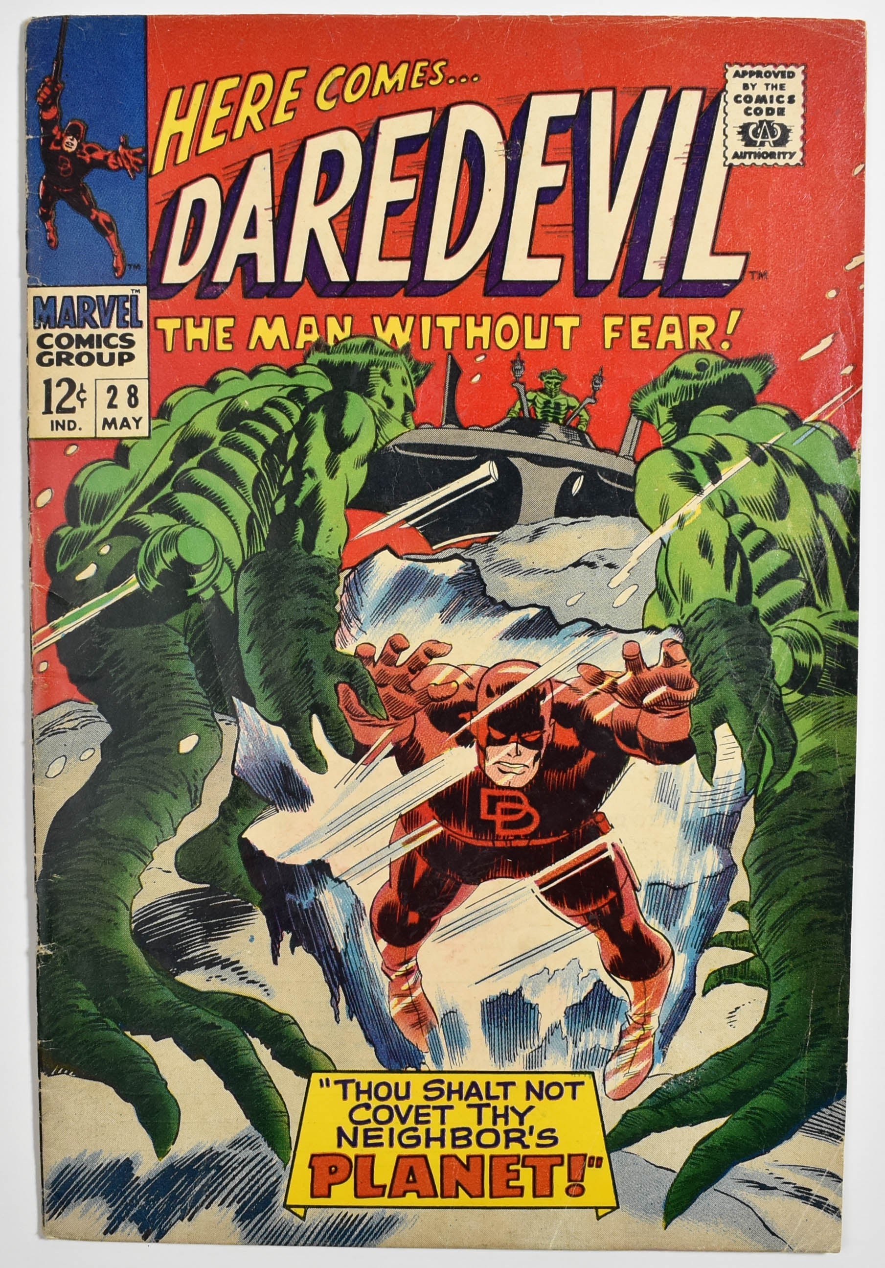 Daredevil Comic Book 28 May 1967 Thou Shalt Not Covet