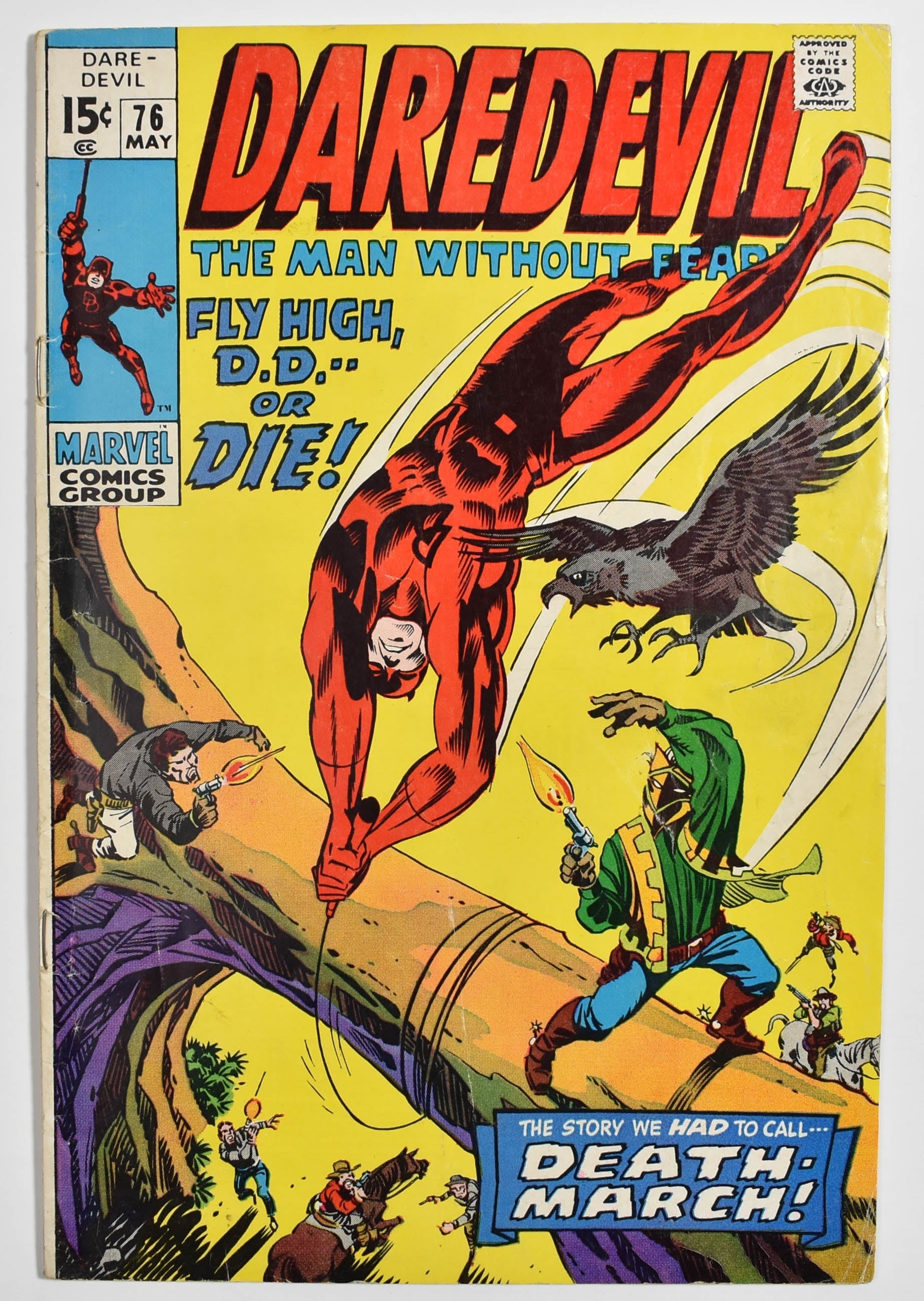 Daredevil Comic Book 76 May 1971 The Death March of El Condor