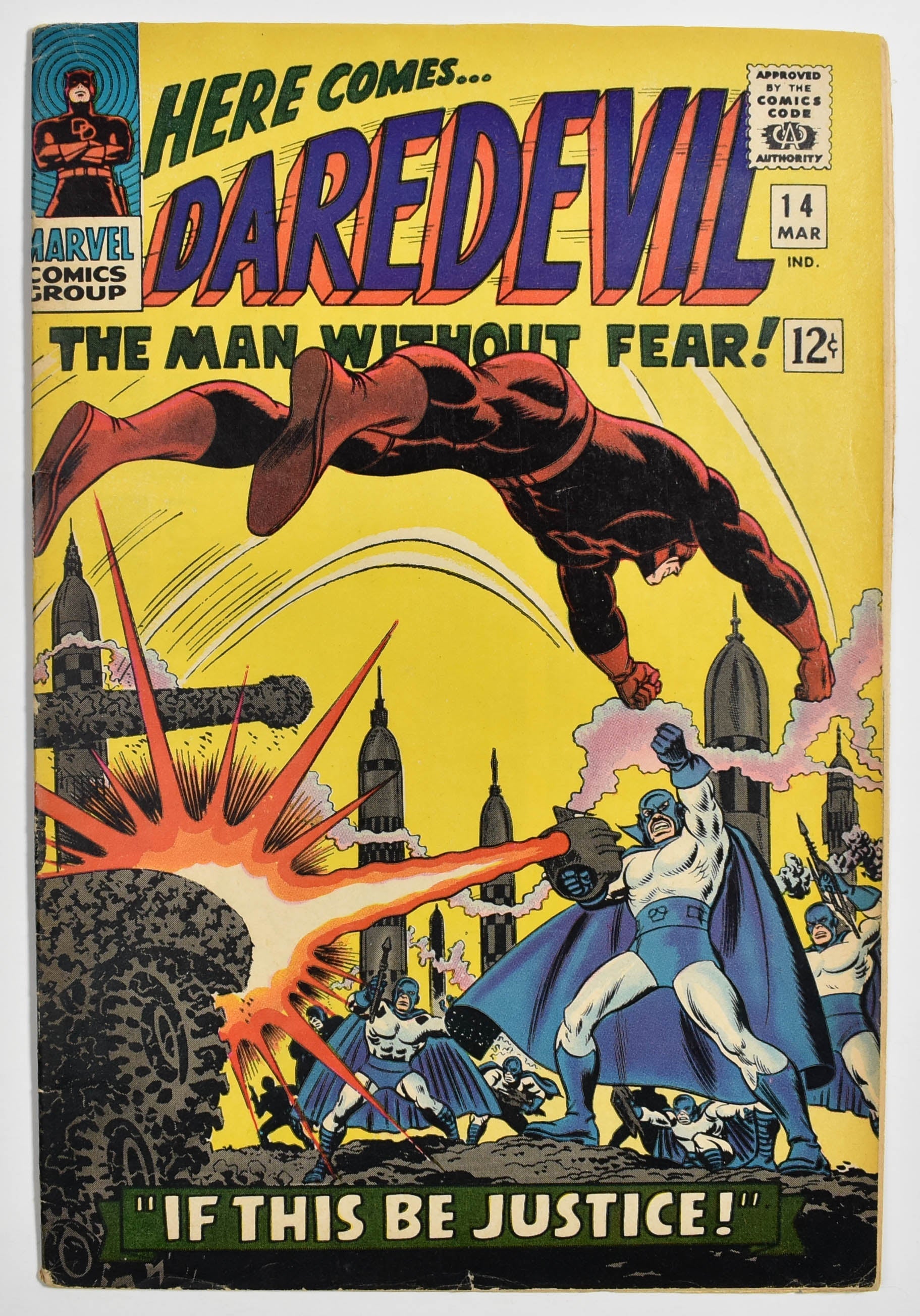 Daredevil Comic Book 14 March 1966 If This Be Justice