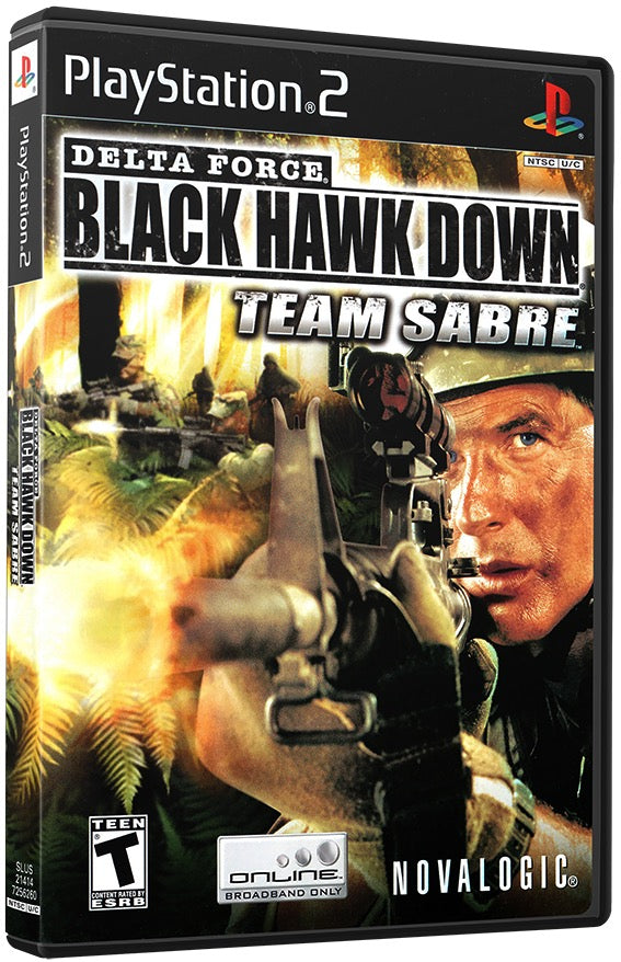 Delta Force - Black Hawk Down - Team Sabre PS2 Sony Playstation 2 Used Video Game PS2