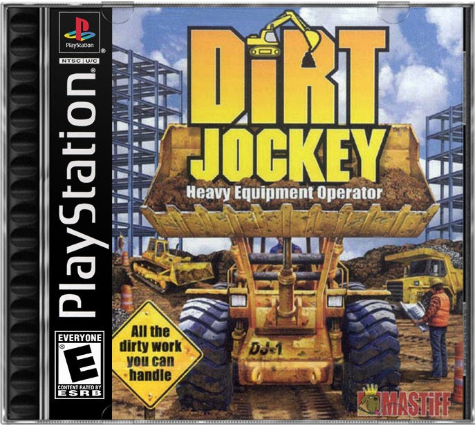 Dirt Jockey - Heavy Equipment Operator PS1 Sony Playstation 1 Used Video Game