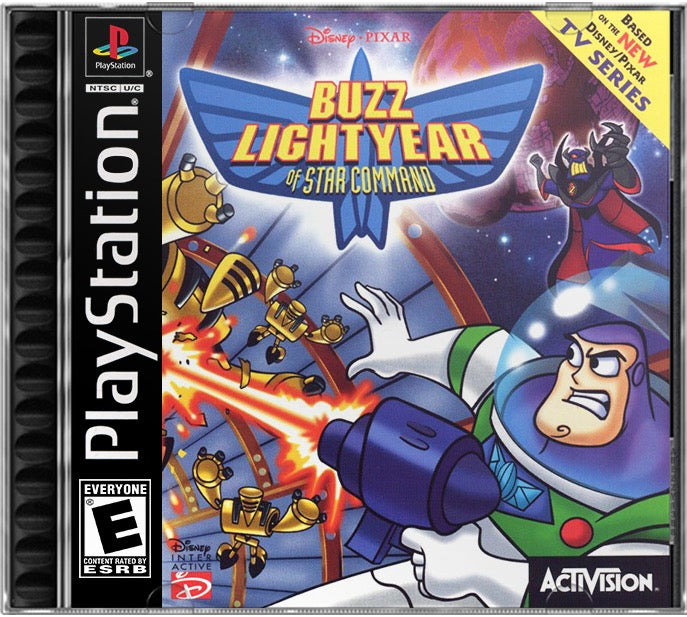 Disney-Pixar Buzz Lightyear of Star Command PS1 Sony Playstation 1 Used Video Game