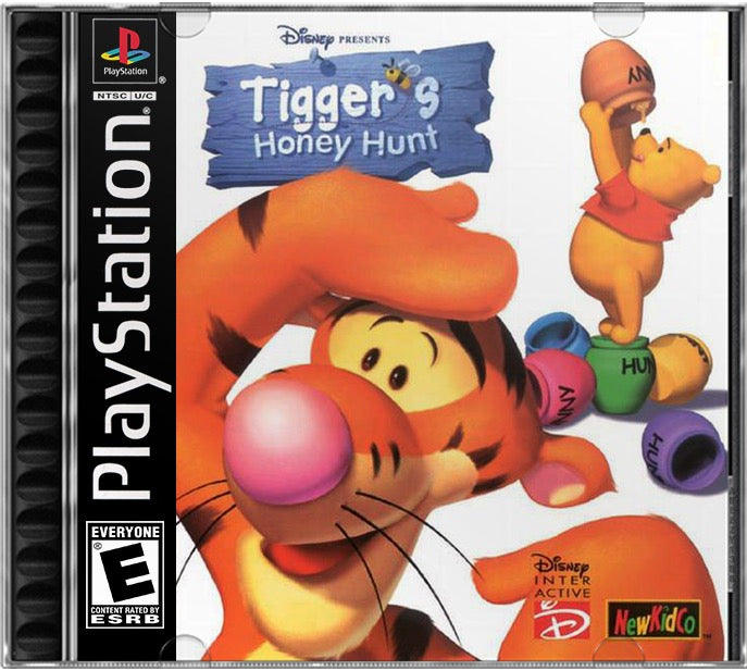 Disney Presents Tigger's Honey Hunt PS1 Sony Playstation 1 Used Video Game