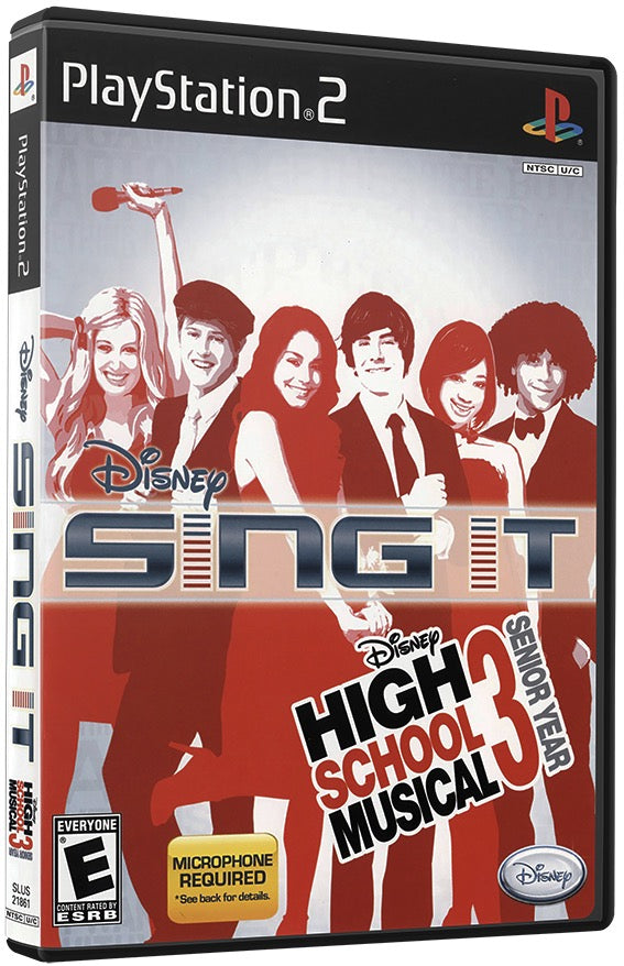 Disney Sing It! High School Musical 3 - Senior Year PS2 Sony Playstation 2 Used