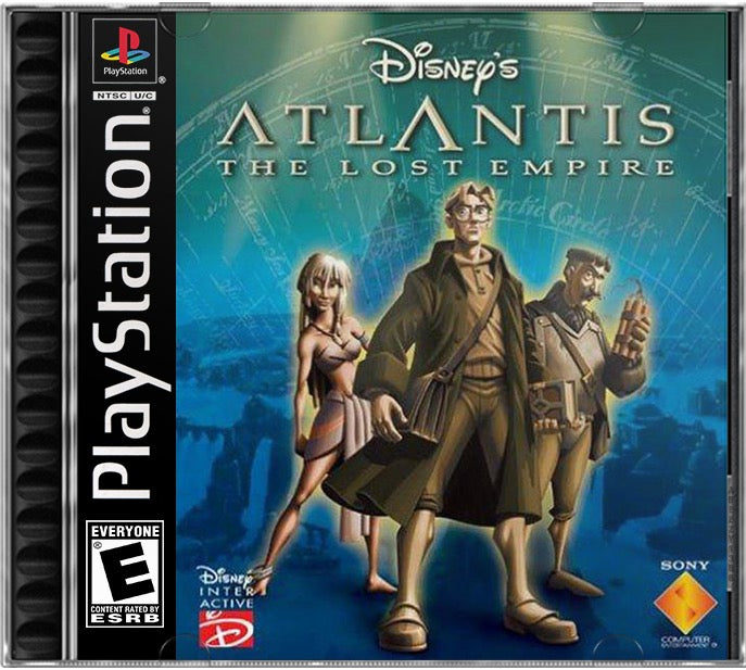 Disney's Atlantis - The Lost Empire PS1 Sony Playstation 1 Used Video Game