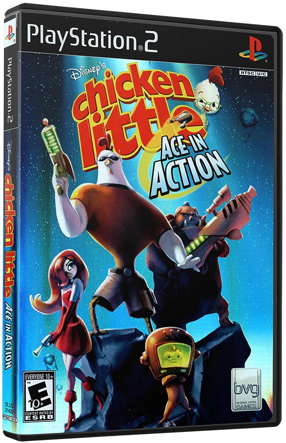 Disney's Chicken Little - Ace in Action PS2 Sony Playstation 2 Used Video Game PS2