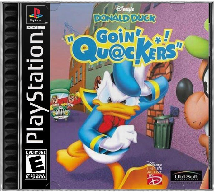 Disney's Donald Duck - Goin' Quackers PS1 Sony Playstation 1 Used Video Game